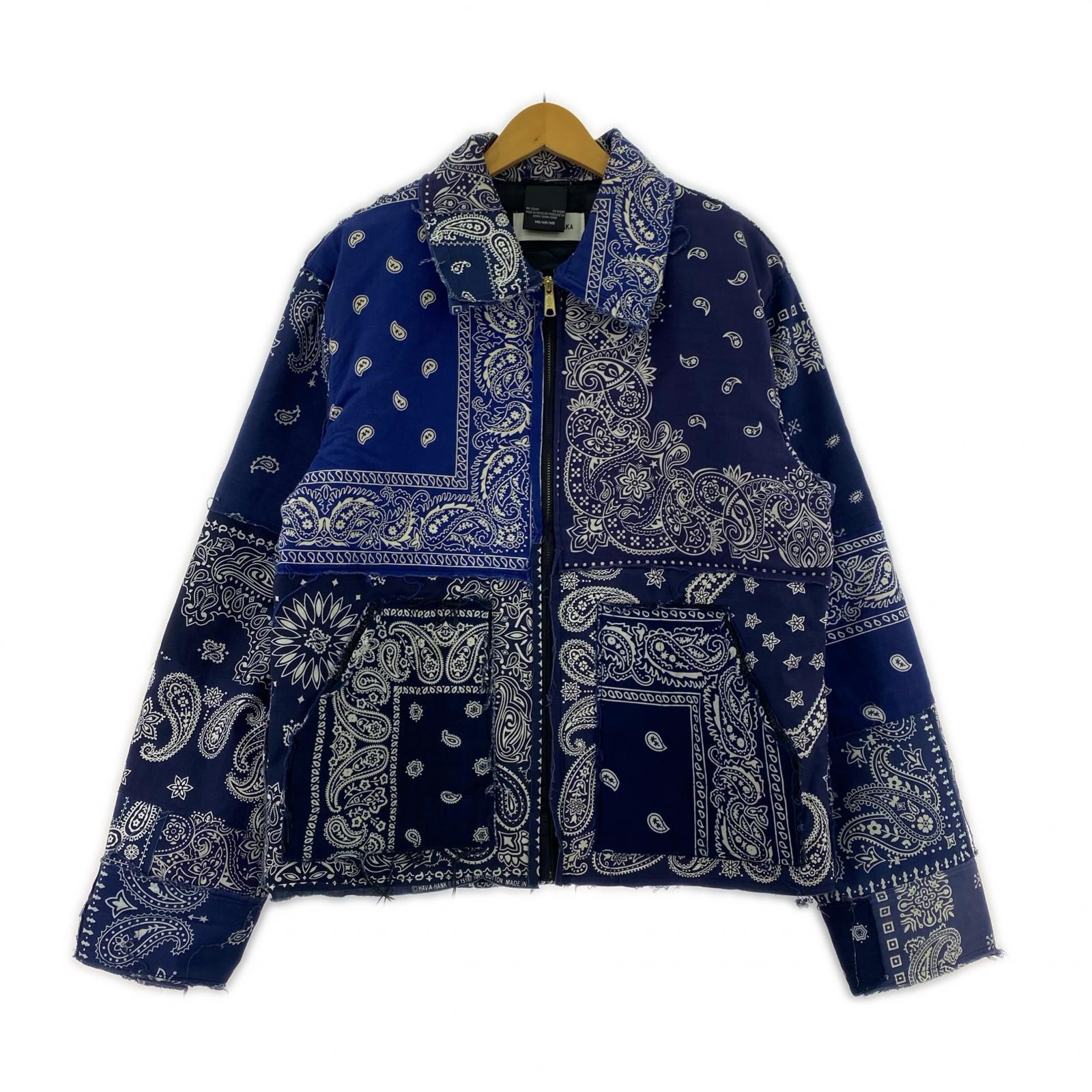 その他アウター MIYAGIHIDETAKA Rafu MYG011 BANDANA JACKET 04T-01501914 (M) M ブルー