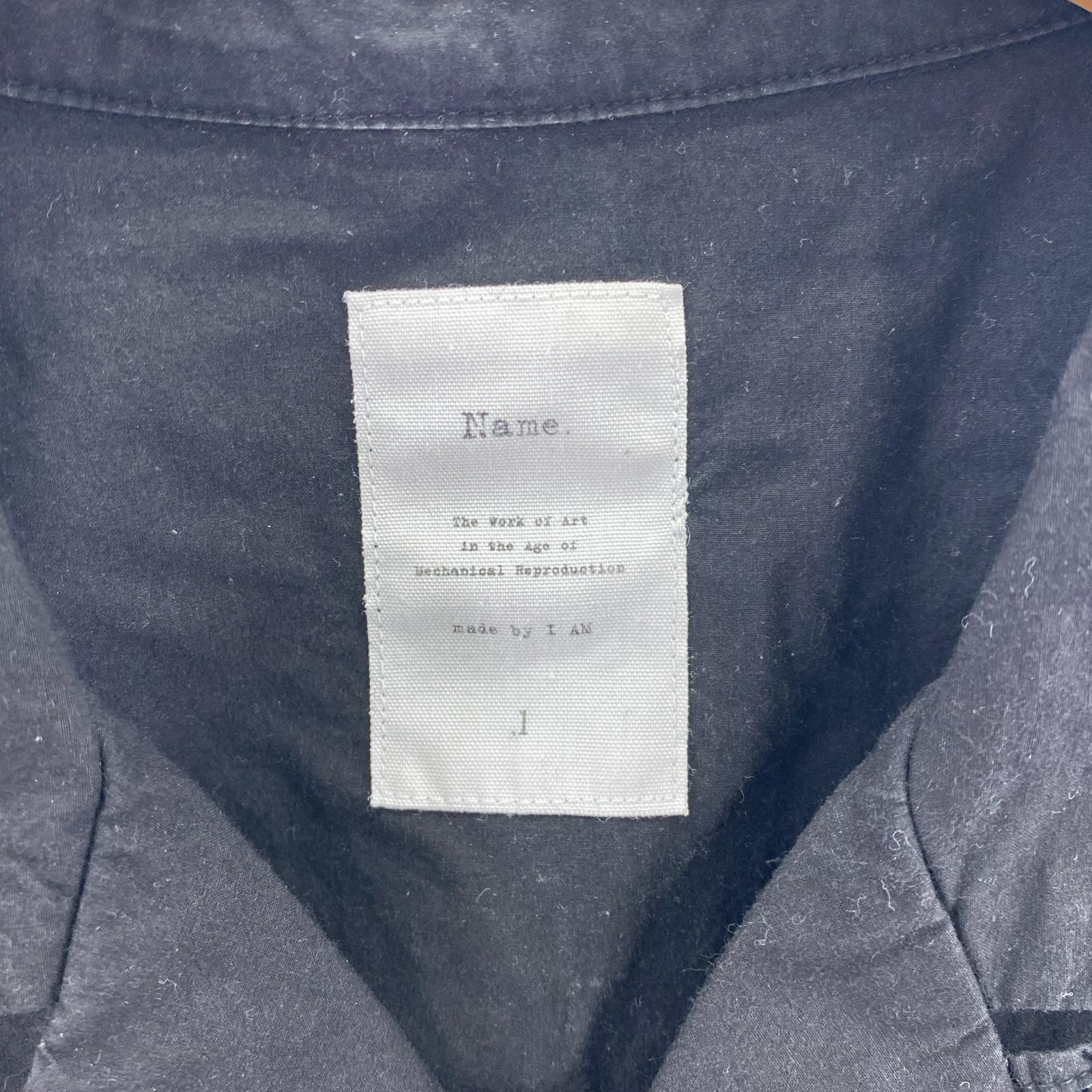 長袖シャツ NAME S/Sシャツ 18SS 黒(1) 1 ブラック