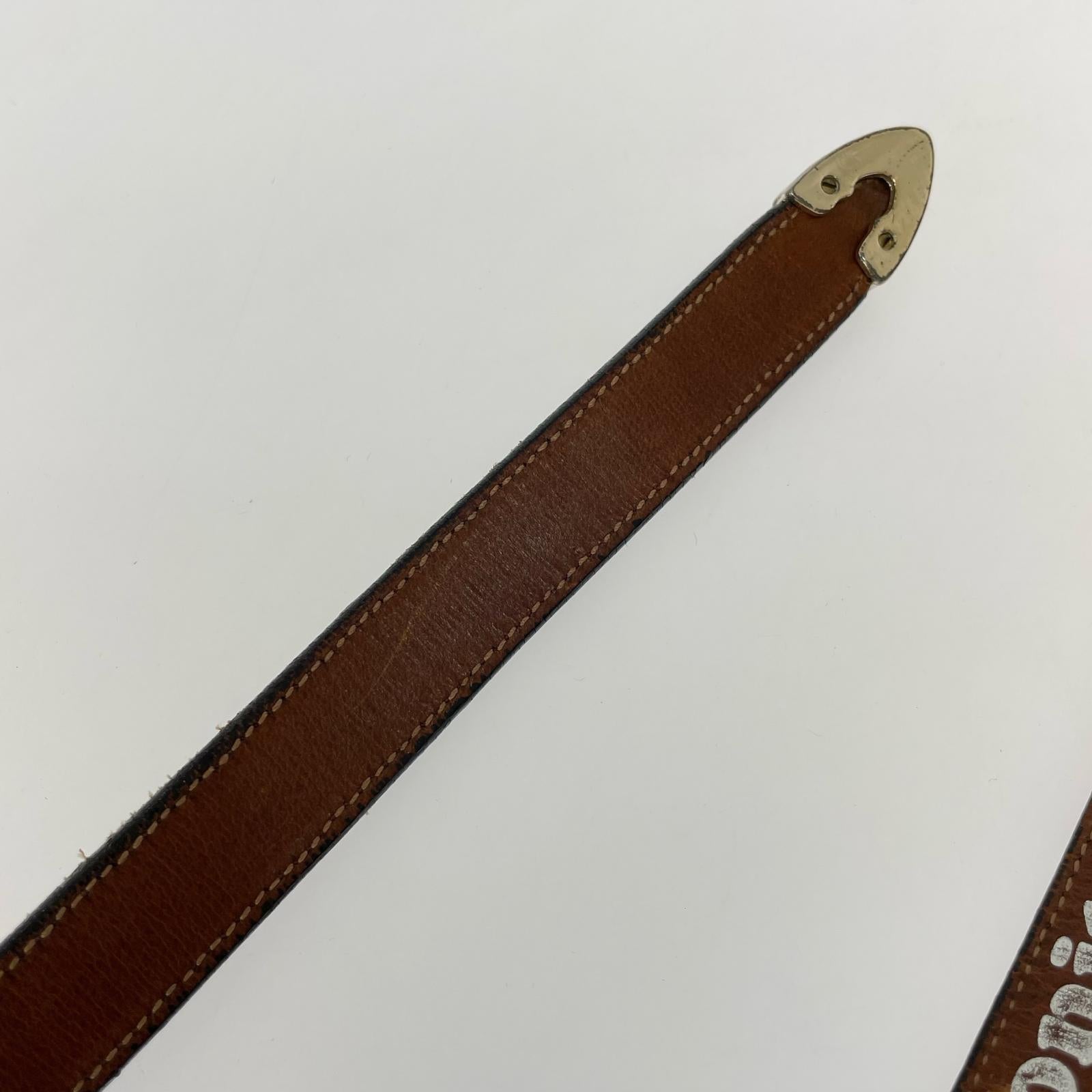 その他アクセサリー monitaly ナローベルト ブラウン
