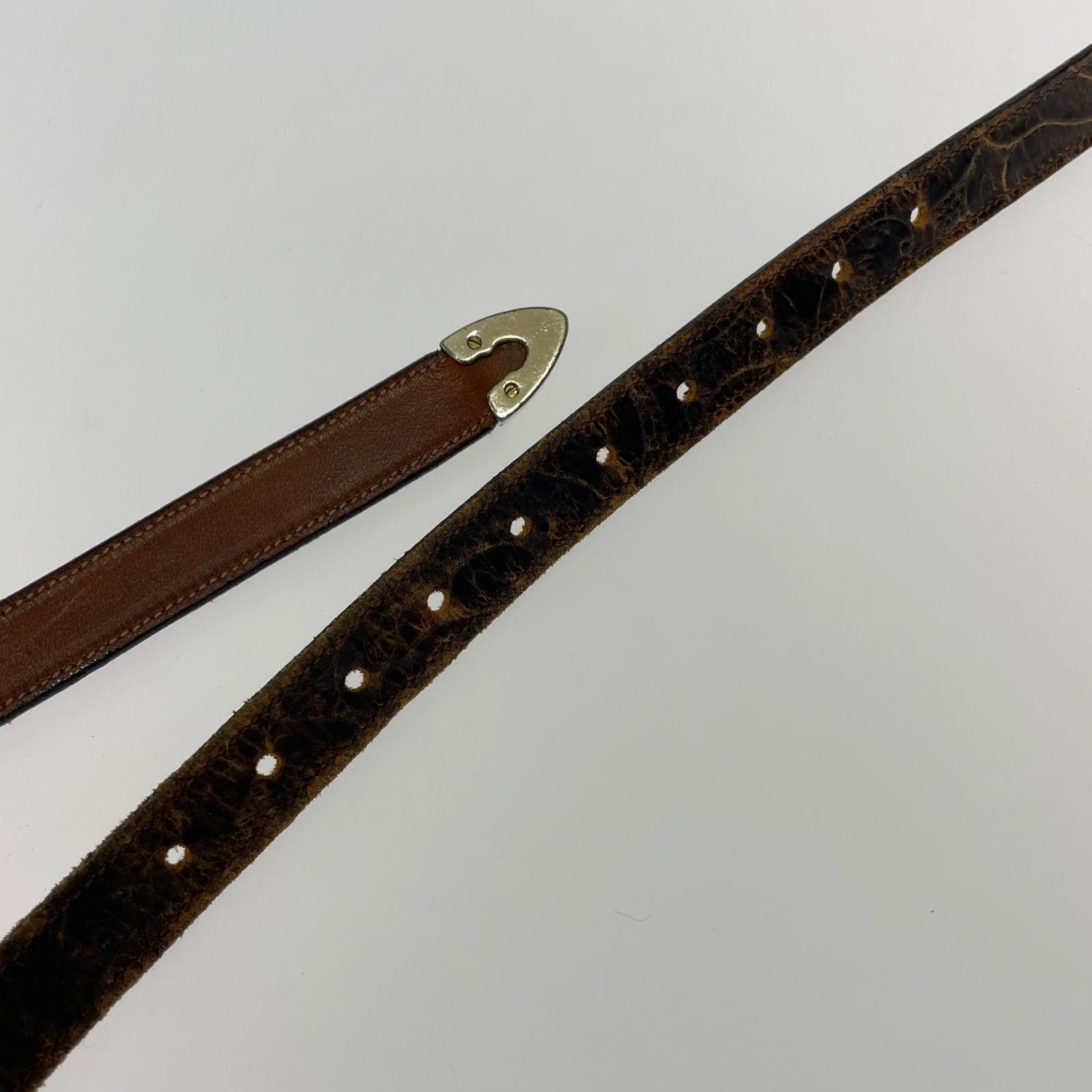 その他アクセサリー monitaly ナローベルト ブラウン