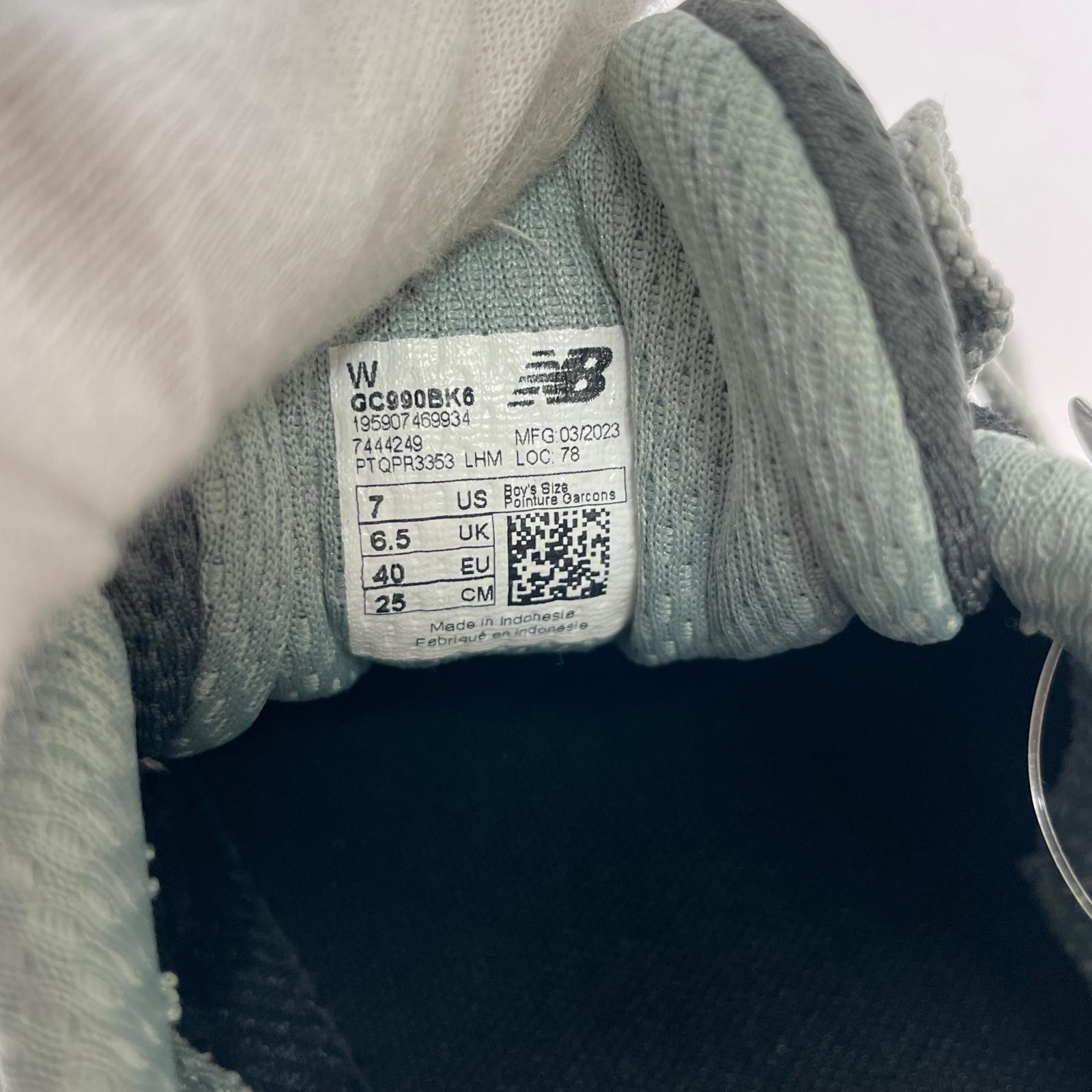 スニーカー NEW BALANCE GC990BK6 (25㎝) 未使用 25cm (US7 UK6 1/2 EU40) ブラック