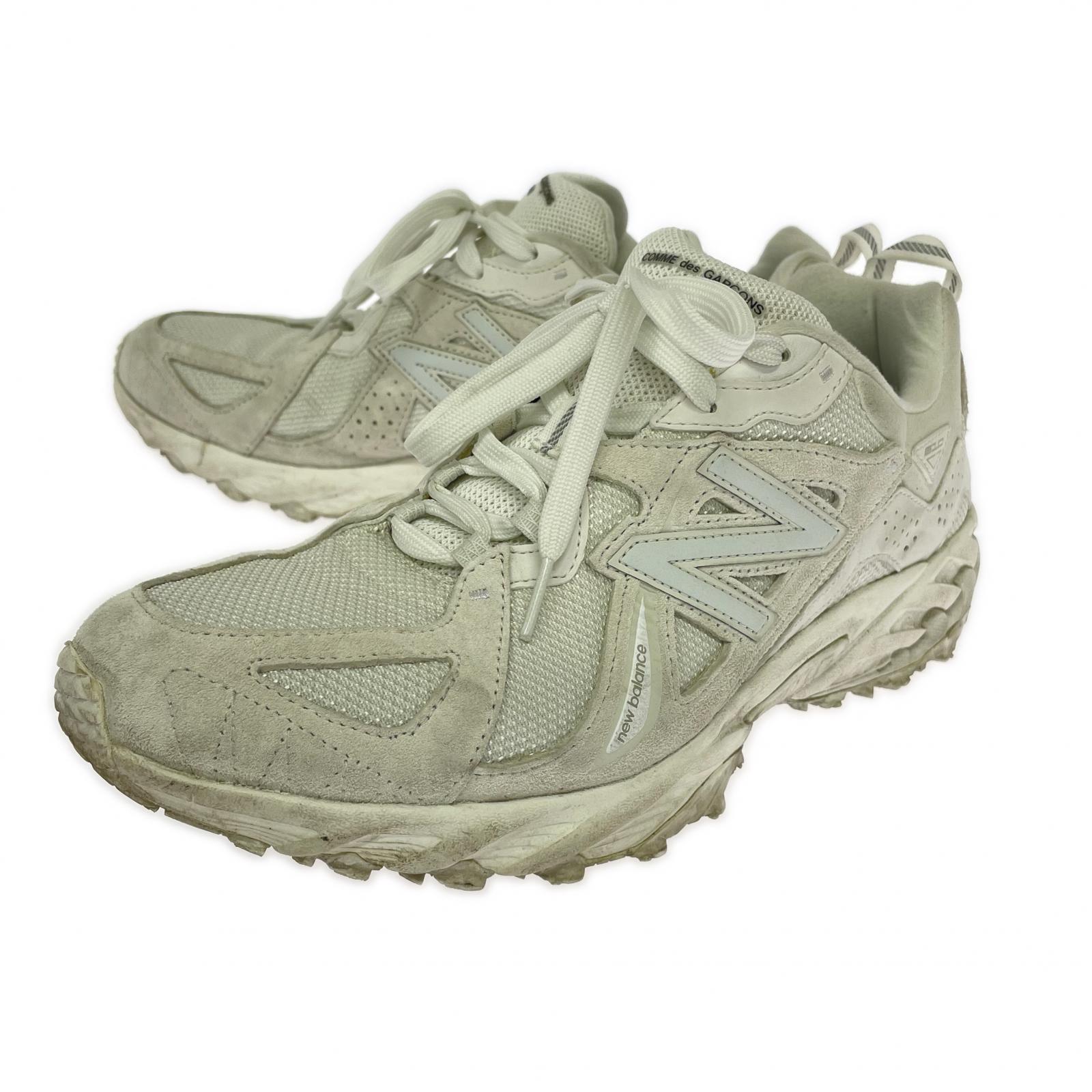 スニーカー NEW BALANCE×COMME des GARCONS HOMME ML610TCG 白 (27) 27cm (US9 UK8 1/2 EU44) ホワイト