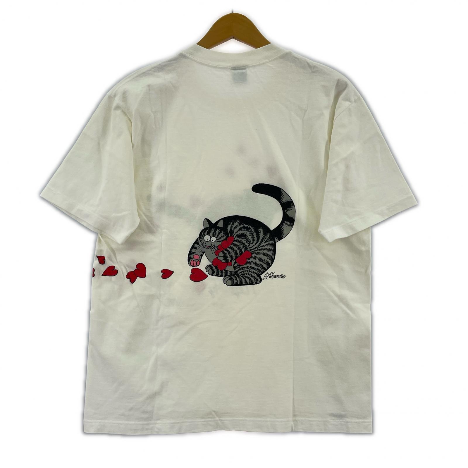 その他トップス Crazy SHIRT クリバンキャット Tee 白 (M) M ホワイト