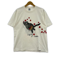 その他トップス Crazy SHIRT クリバンキャット Tee 白 (M) M ホワイト