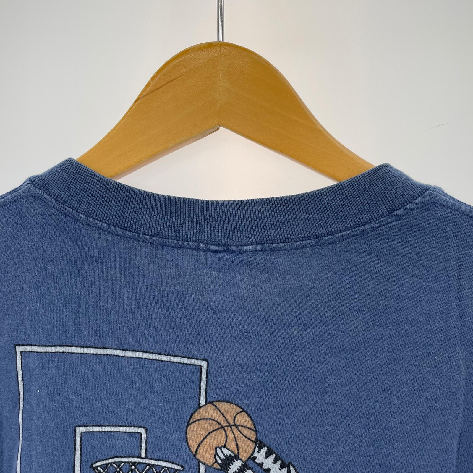 その他トップス Crazy SHIRT クリバンキャット バスケ Tee 紺 (M) M ネイビー