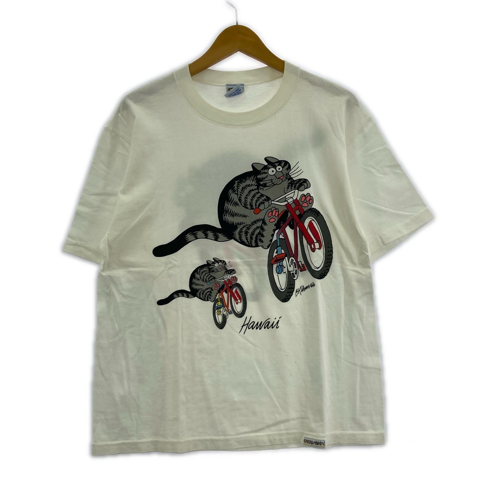 その他トップス Crazy SHIRT Tシャツ M ホワイト