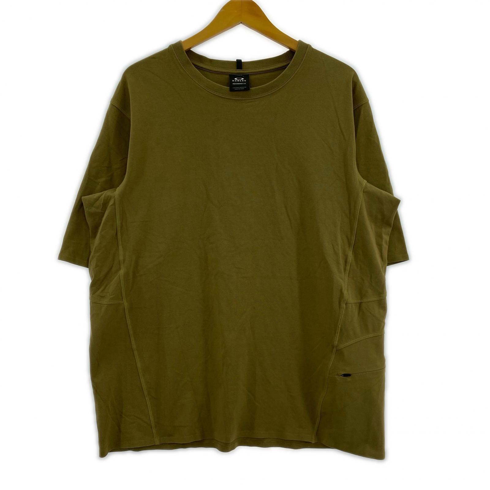 その他トップス OAKLEY Latitude Flight 半袖Tシャツ (M) M カーキ