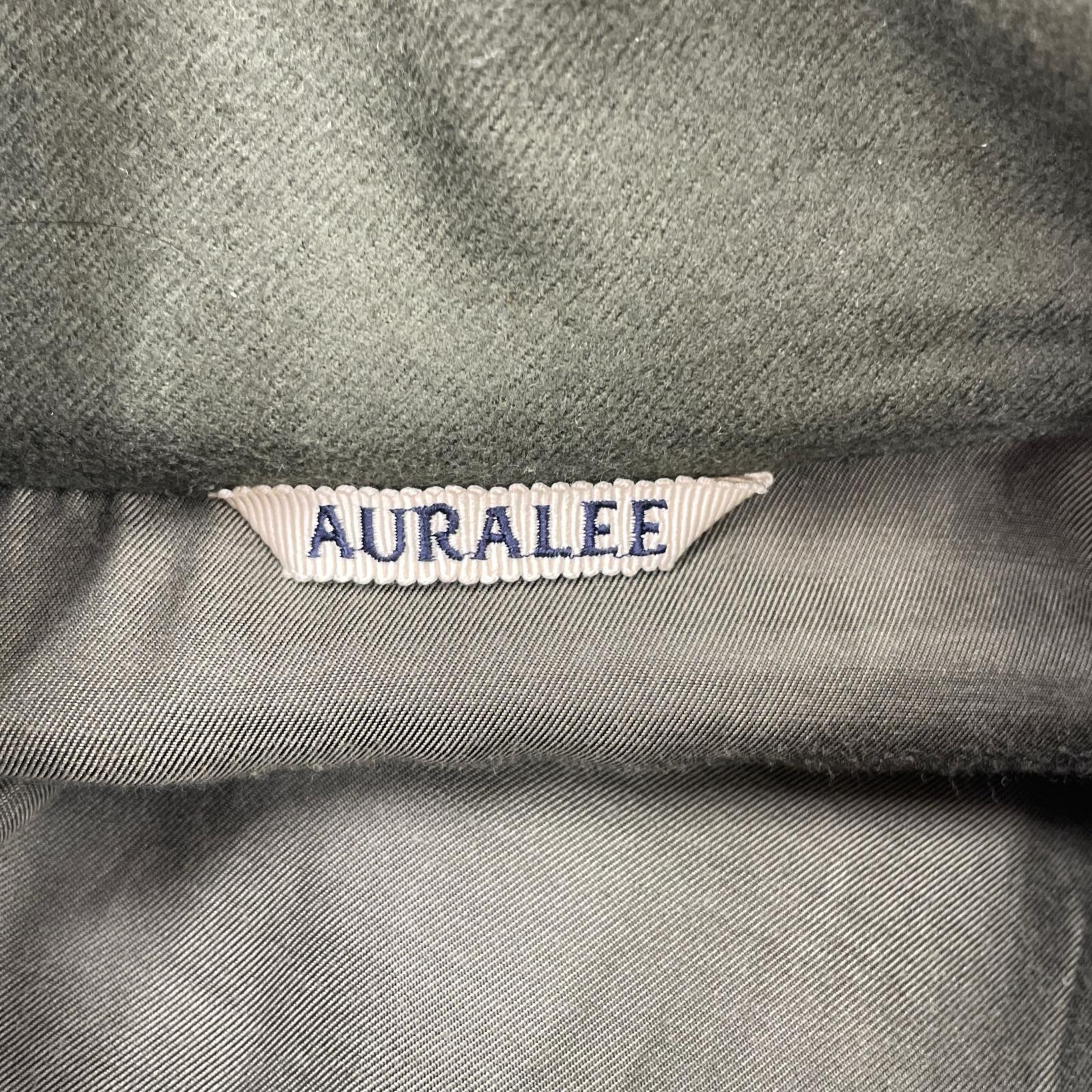 その他アウター AURALEE LIGHT MELTON FLIGHT PARKA A6AP01LM 4 グリーン