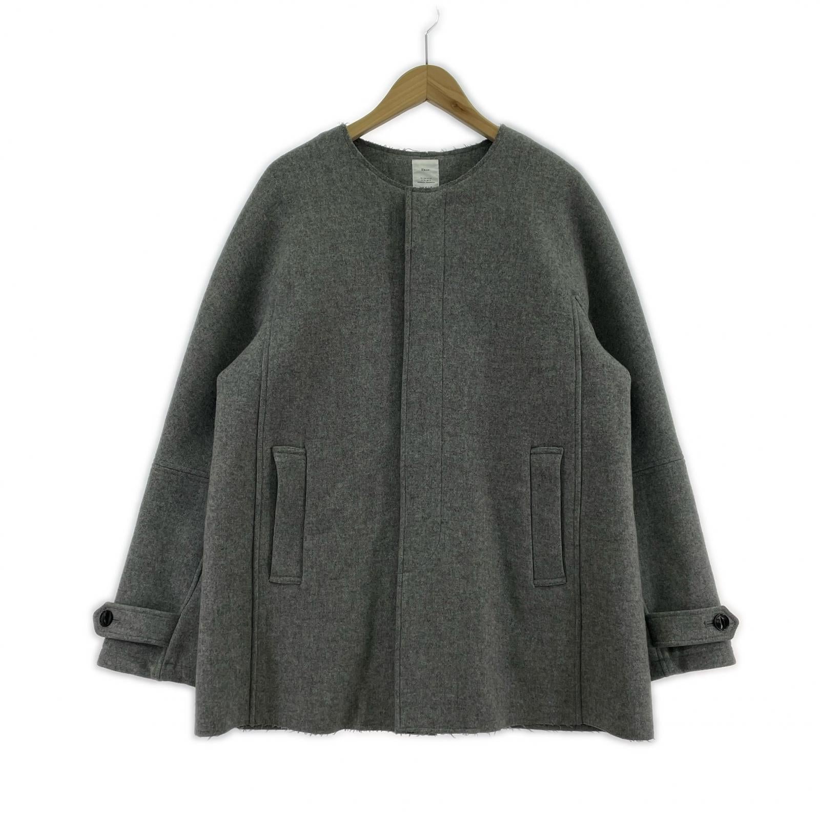 その他アウター Name. ノーカラーコート グレー (2) グレー