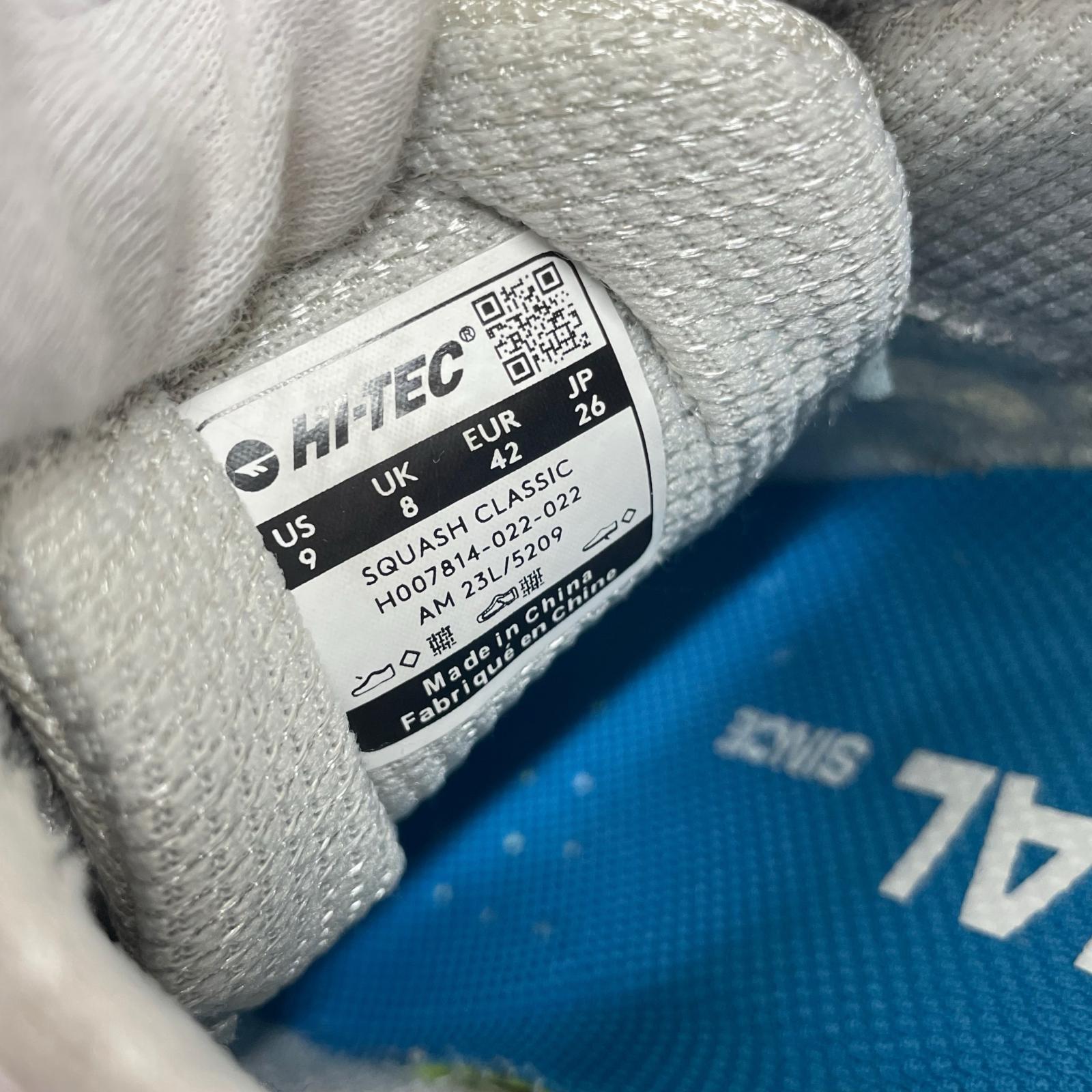 スニーカー HI-TEC SQUASH ORIGINAL (26) 26cm (US8 UK7 1/2 EU42) グレー
