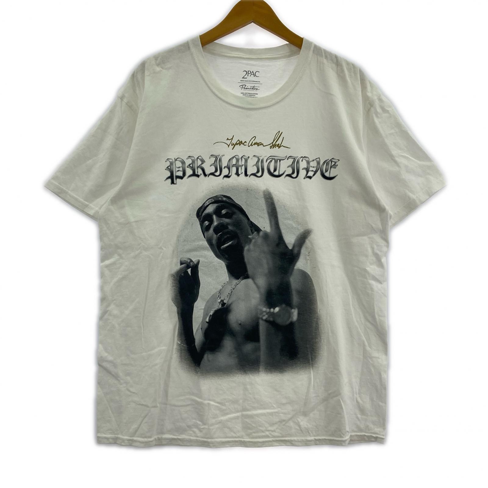 半袖Tシャツ 2PAC PRIMITIVE 白 (L) L ホワイト