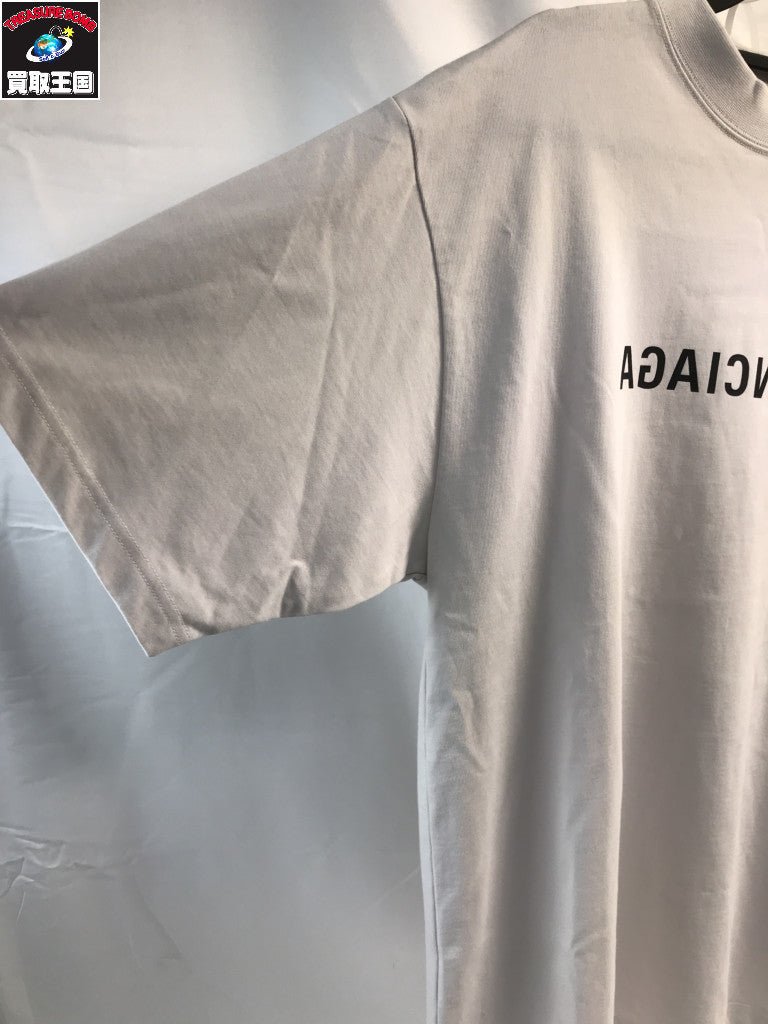 23AW MIRROR LOGO T-SHIRT WHITE S