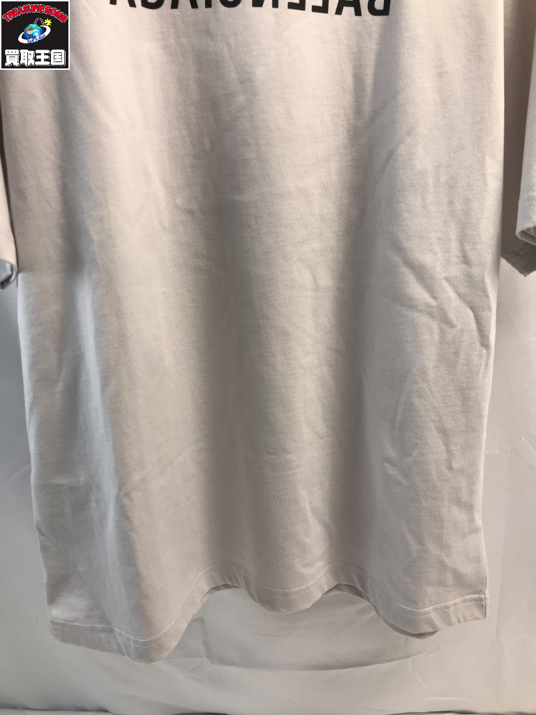 23AW MIRROR LOGO T-SHIRT WHITE S