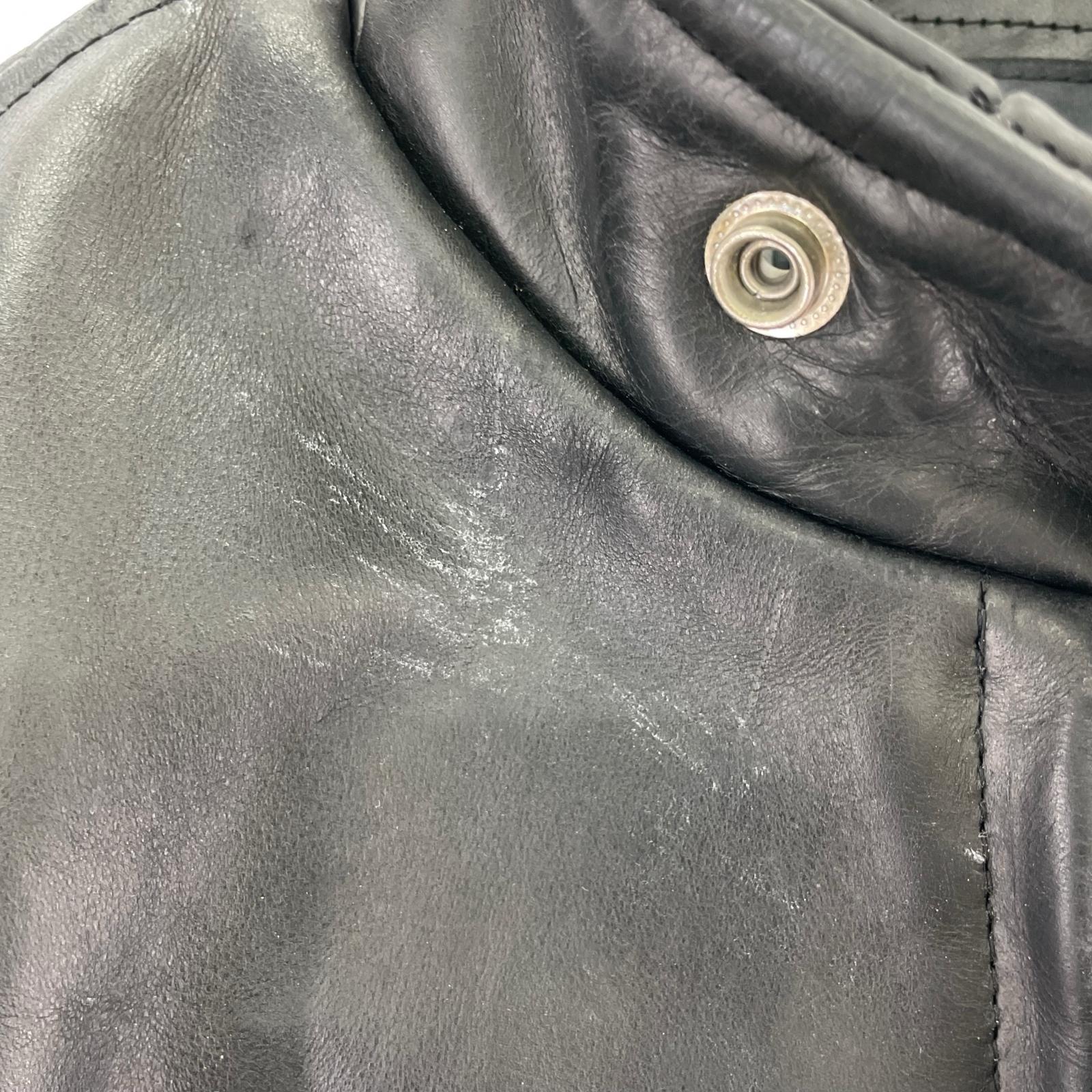 ライダースジャケット TALON ZIP シングルライダース 38 ブラック
