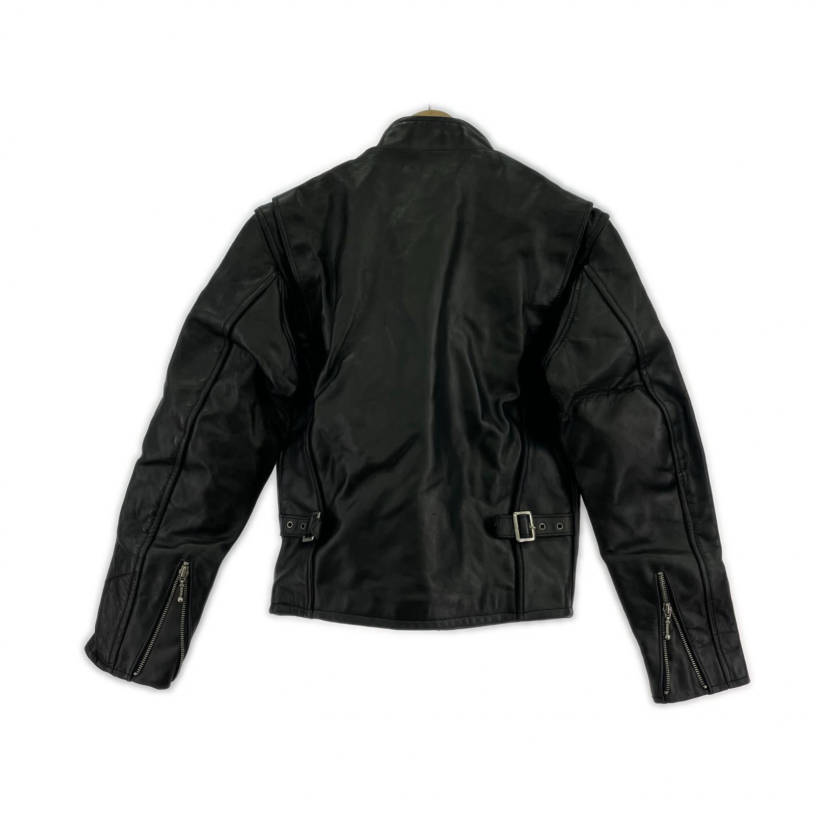 ライダースジャケット TALON ZIP シングルライダース 38 ブラック