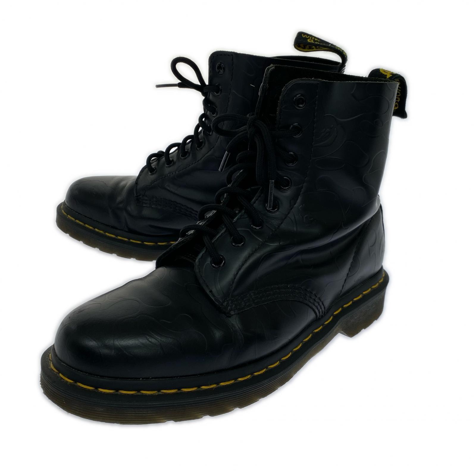 ブーツ × Dr. Martens PASCAL BAPE 27cm ブラック