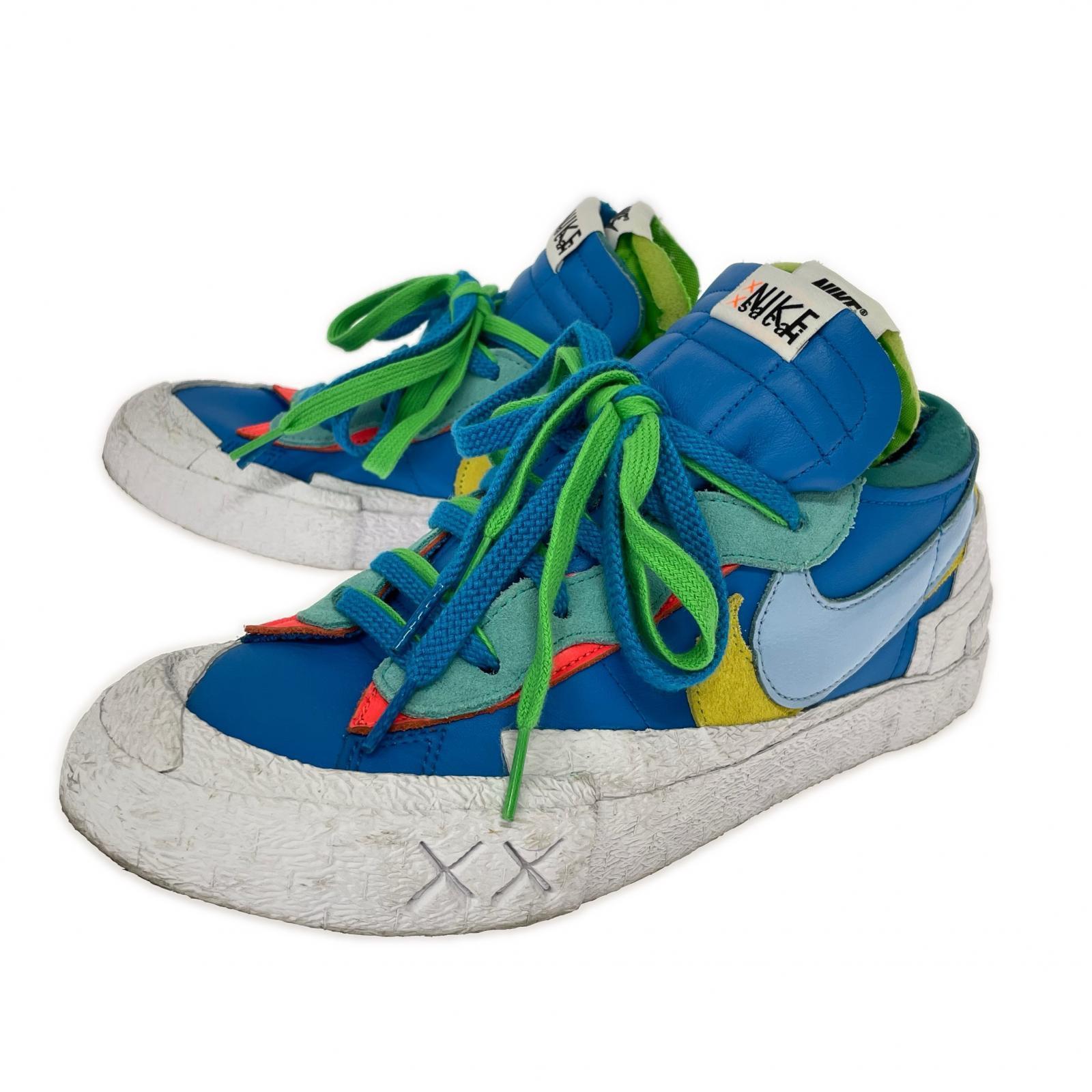 スニーカー KAWS×sacai BlazerLow 26.5cm 26.5cm (US8 1/2 UK8 EU43) ブルー