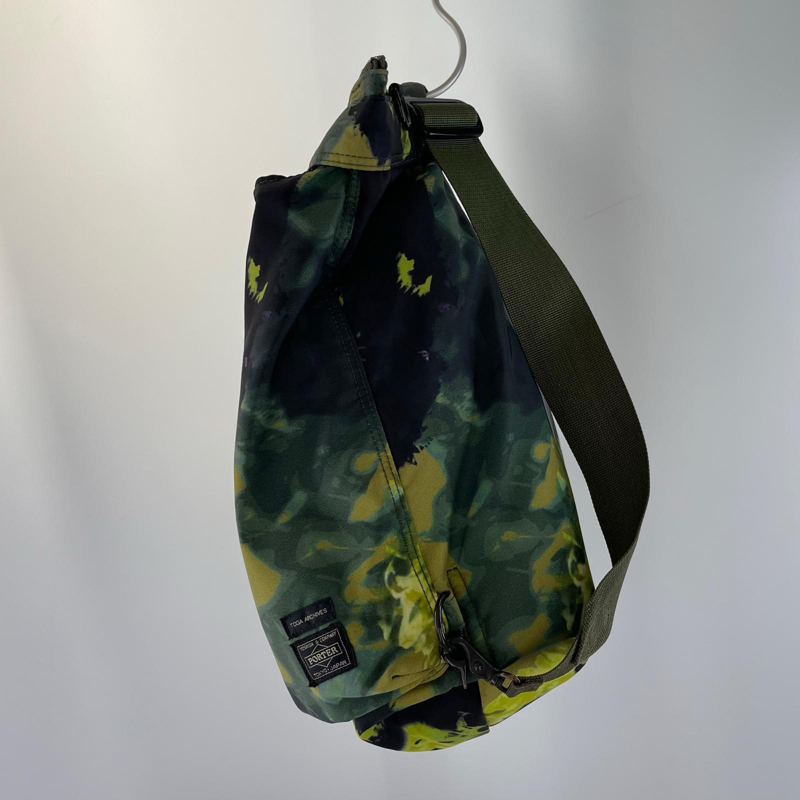 ショルダーバッグ TOGA ARCHIVES×PORTER ヘルメットバッグ グリーン系 マルチカラー