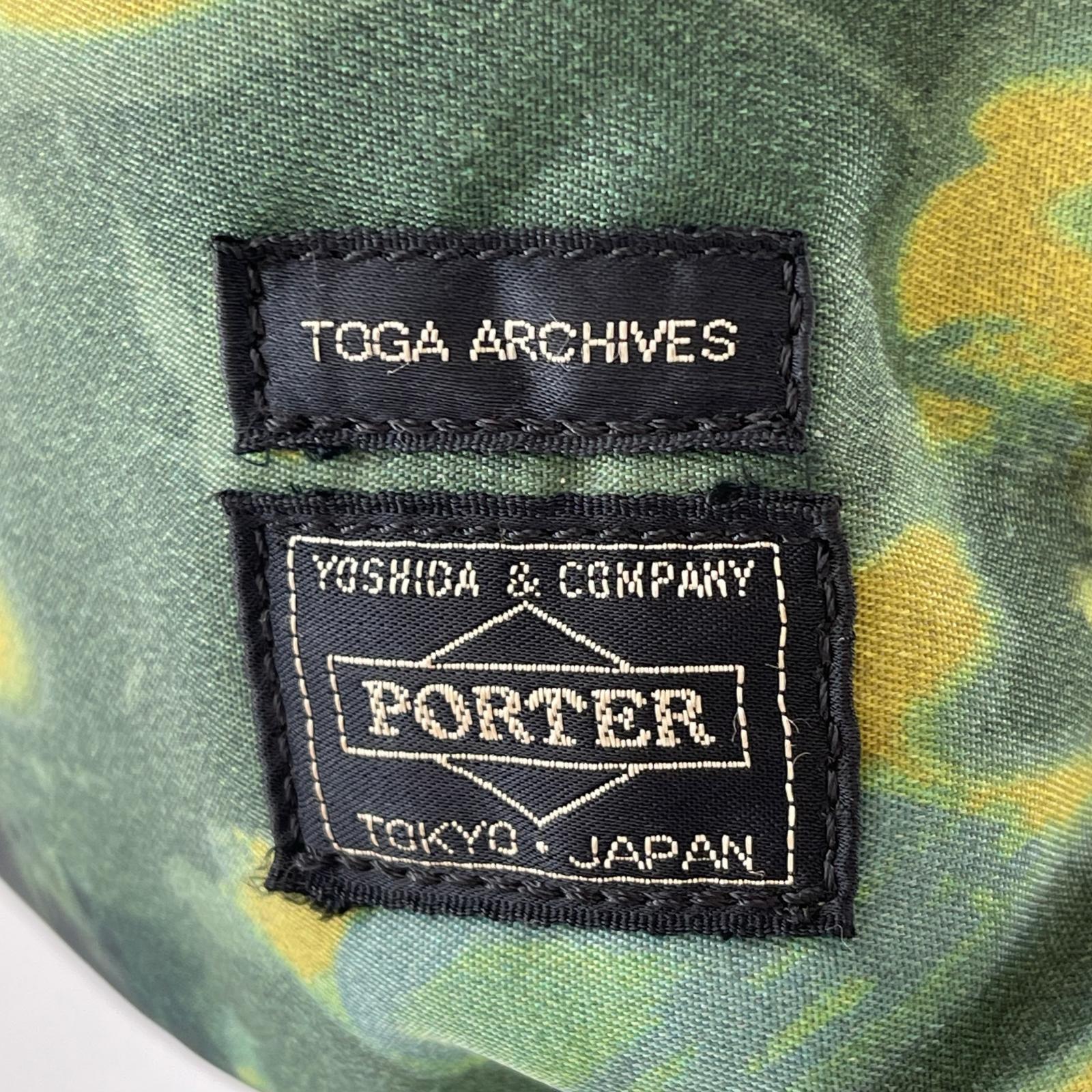 ショルダーバッグ TOGA ARCHIVES×PORTER ヘルメットバッグ グリーン系 マルチカラー