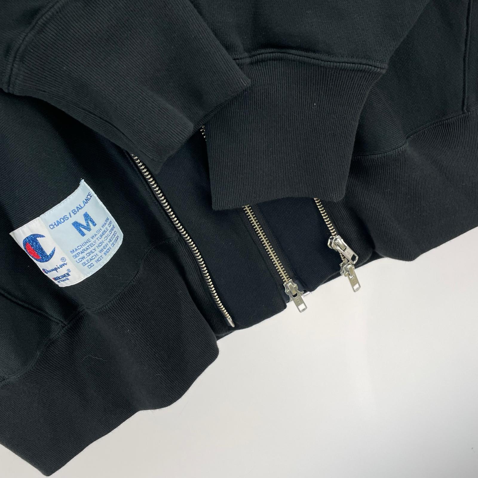 パーカー ×Champion REVERSE WEAVE 黒 M M ブラック
