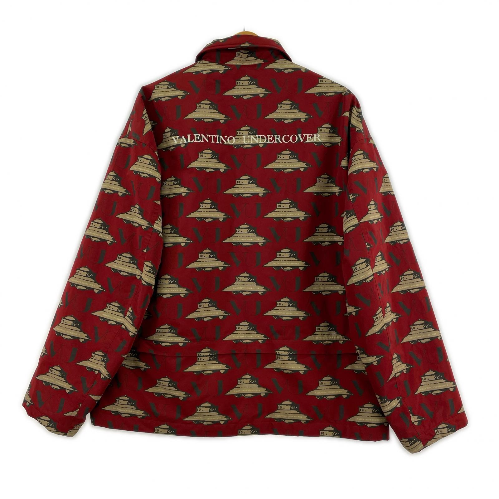 ジャケット ×VALENTINO Graphic Print Nylon Jacket 2 2 レッド