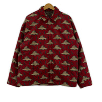 ジャケット ×VALENTINO Graphic Print Nylon Jacket 2 2 レッド