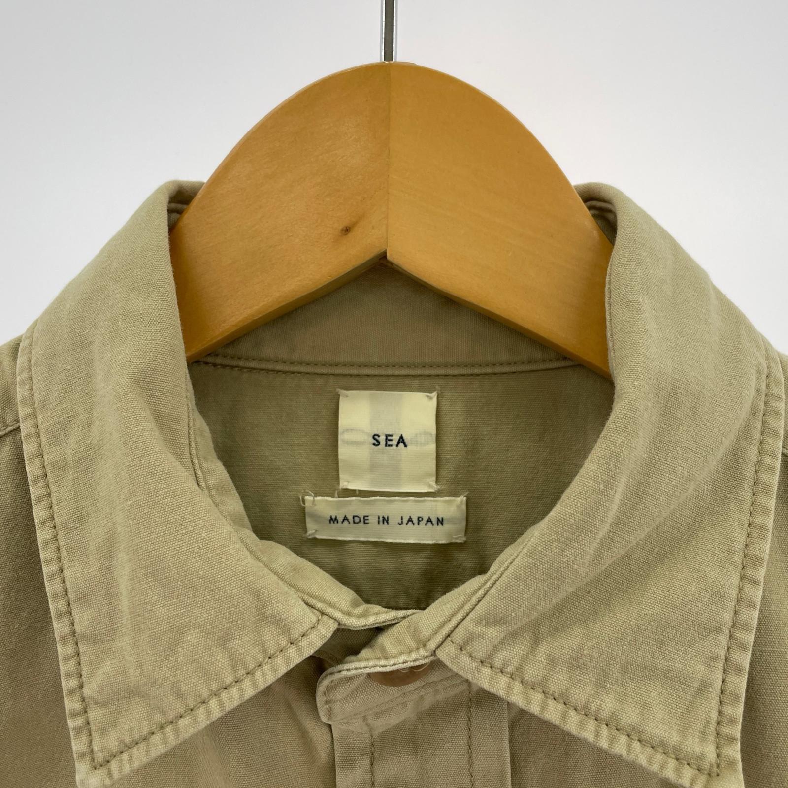 長袖シャツ SEA ロングシャツ F ベージュ ベージュ
