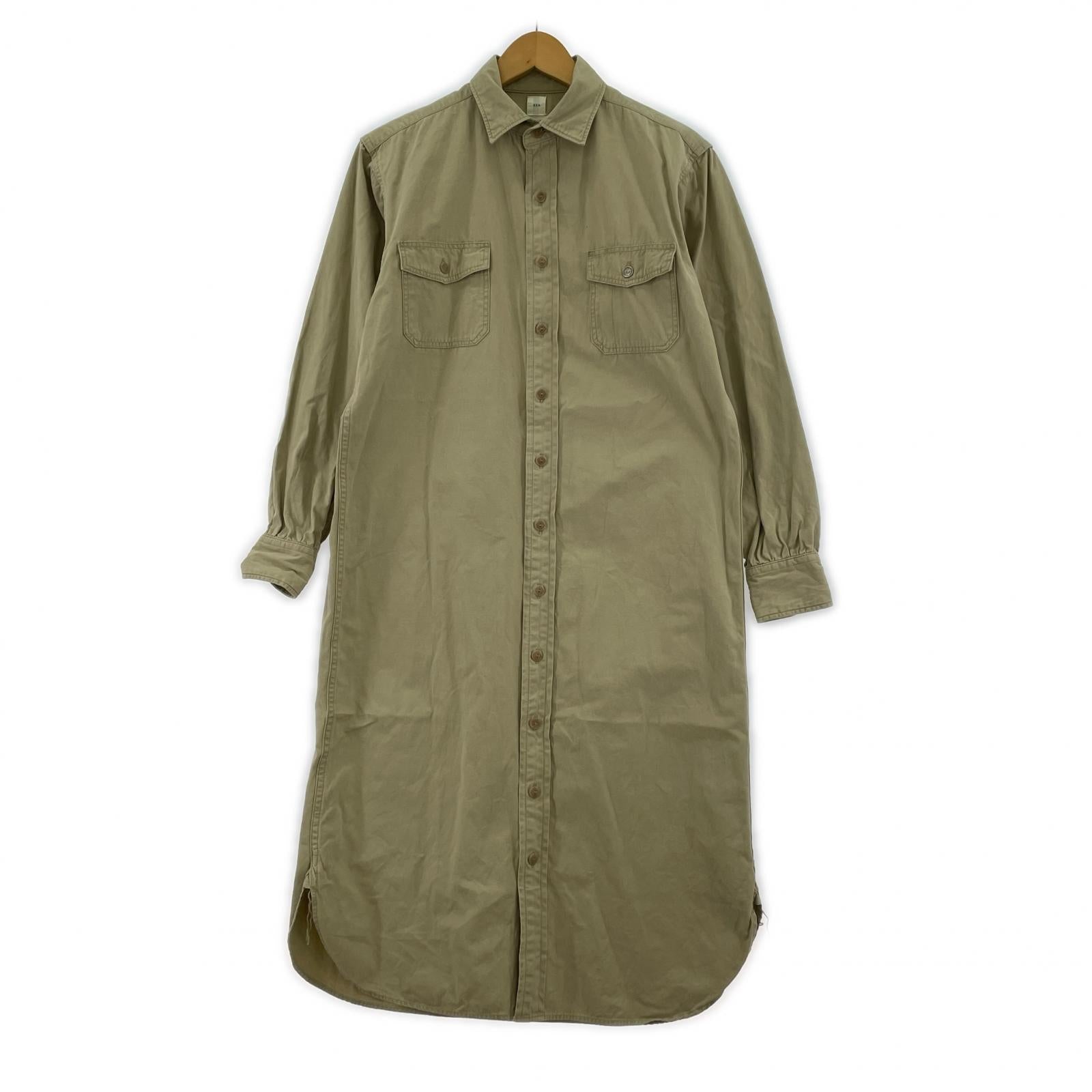 長袖シャツ SEA ロングシャツ F ベージュ ベージュ