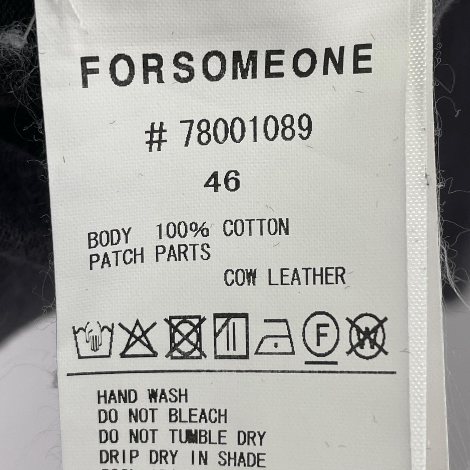 長袖Tシャツ FORSOMEONE フェイクレイヤードtee 46 グレー