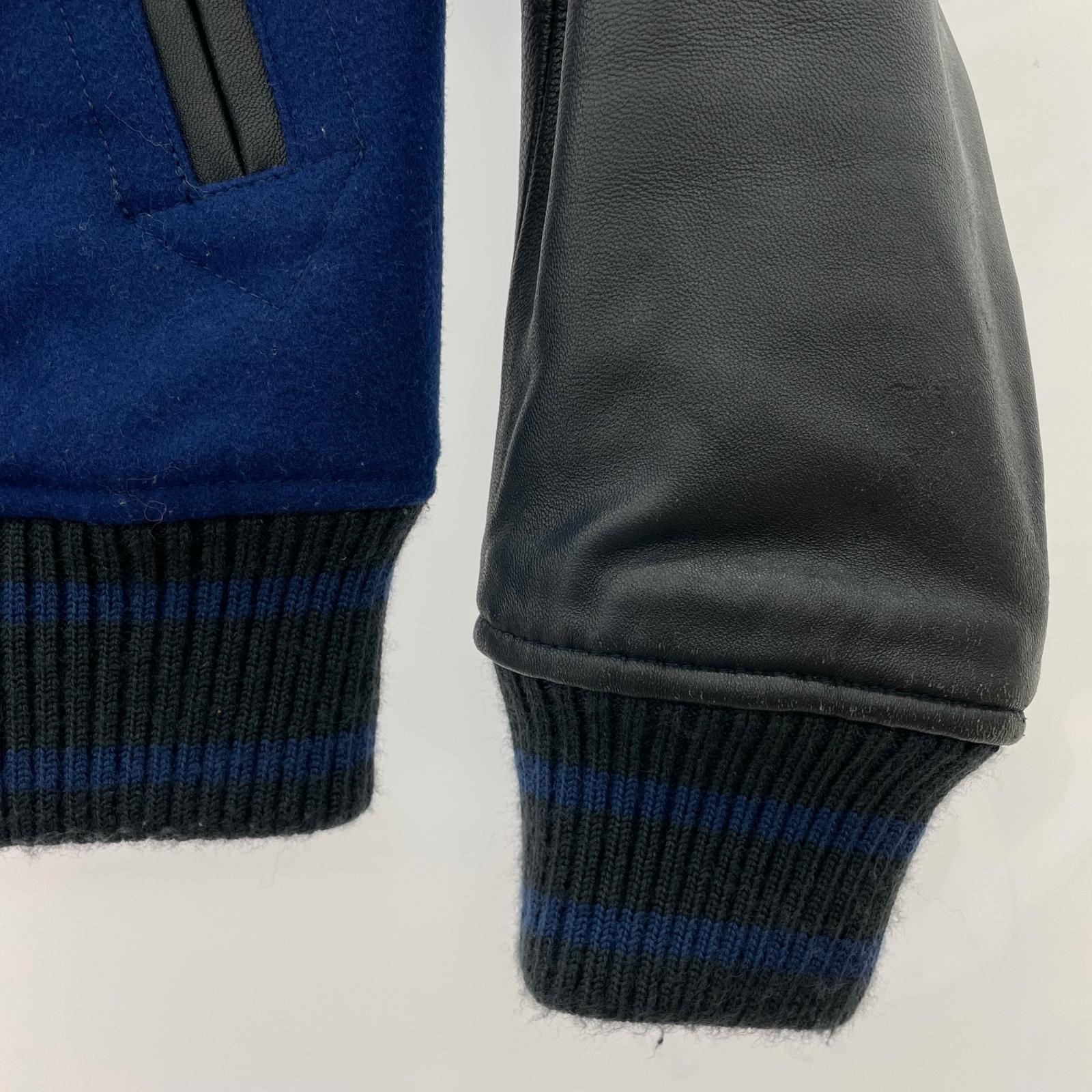 ジャケット スタジャン 青 (M) M