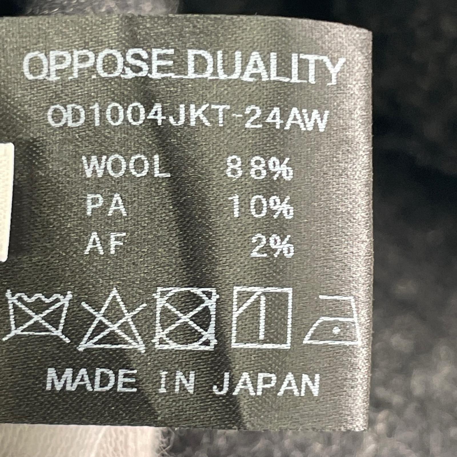 ジャケット OPPOSE DUALITY 24AW ウール ジャケット 44 グレー系 44 グレー