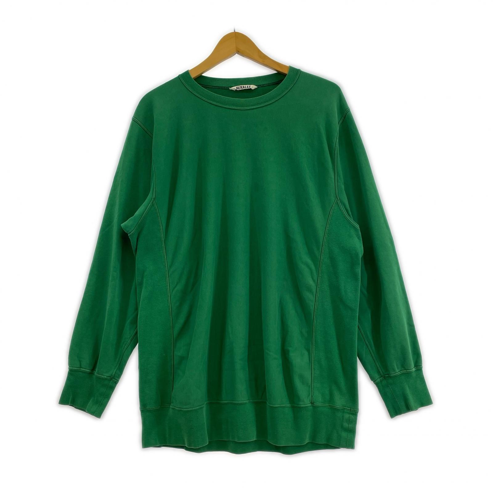 長袖Tシャツ ELASTIC HIGH GAUGE SWEAT/4/グリーン 4 グリーン