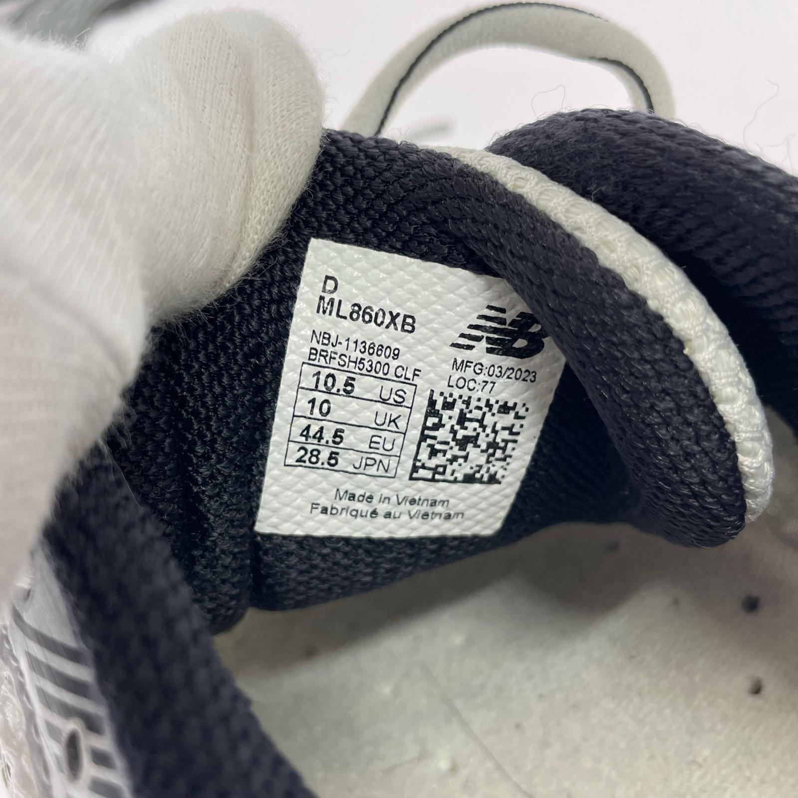 スニーカー 860V2/28.5/ML860XB 28.5cm (US10 1/2 UK10 EU47) シルバー
