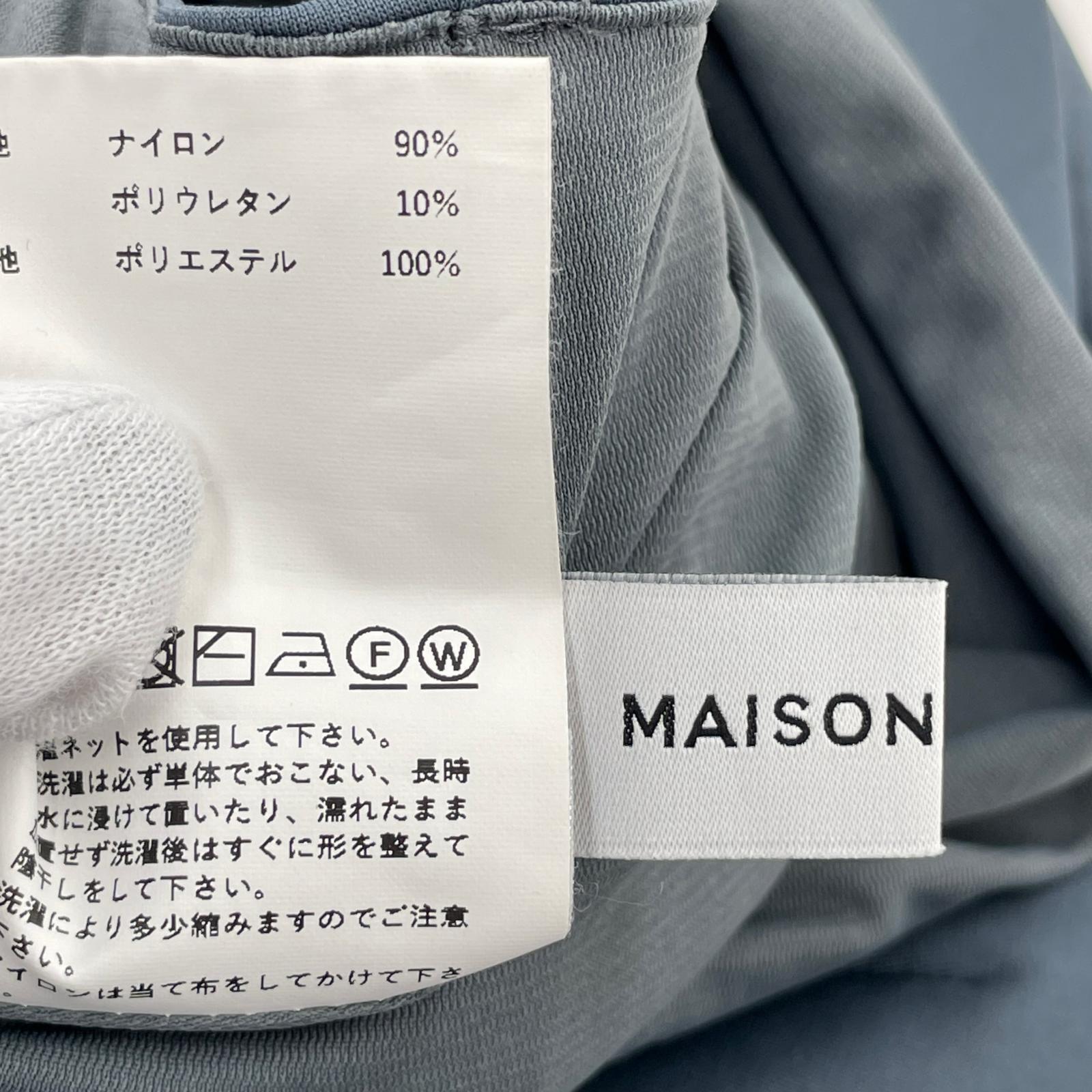 ワンピース MAISON SPECIAL ノースリーブワンピース グレー