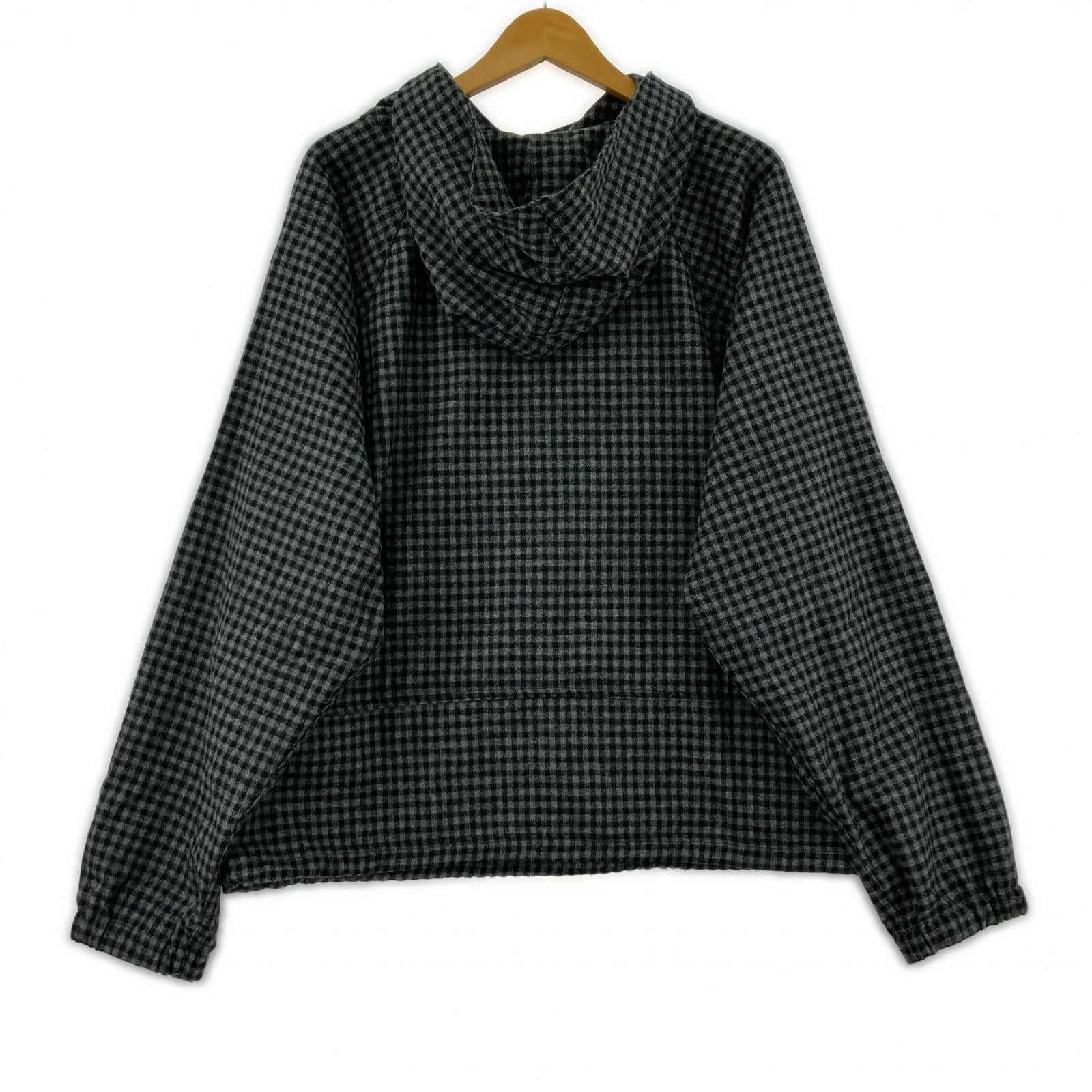 パーカー CHECK PULLOVER PARKA(1) 1 ブラック