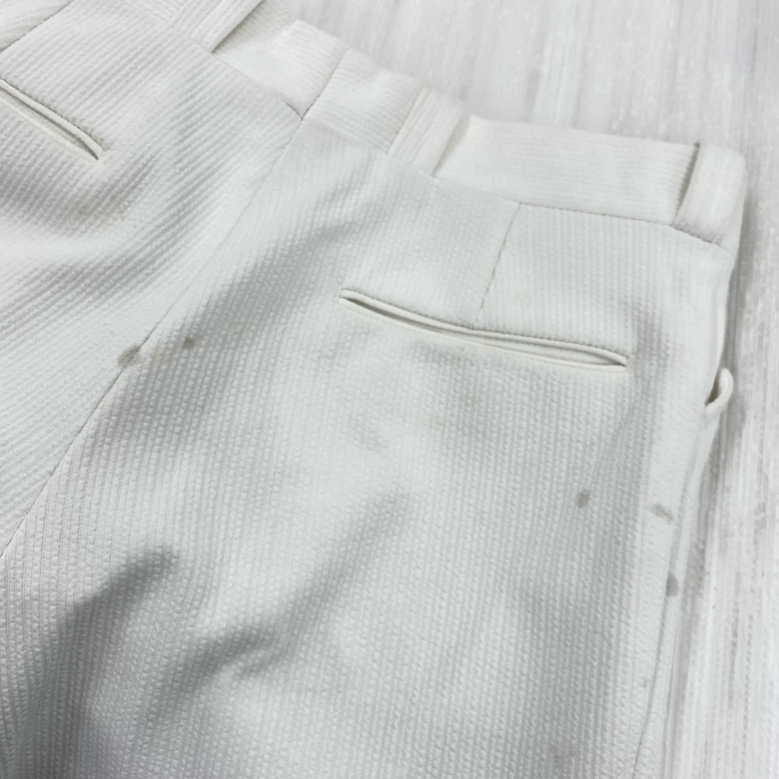 パンツ 70s フレアスラックス 白 ホワイト