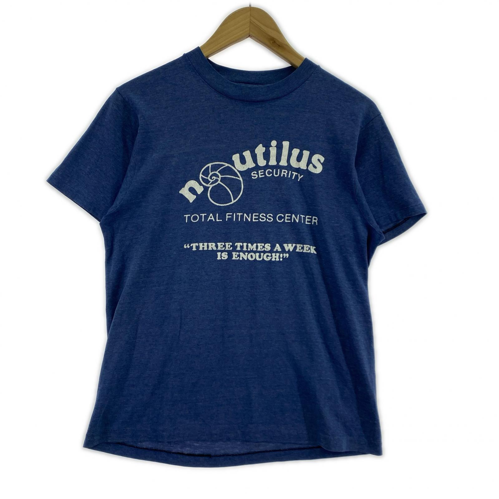 半袖Tシャツ 70s/HANES M ブルー
