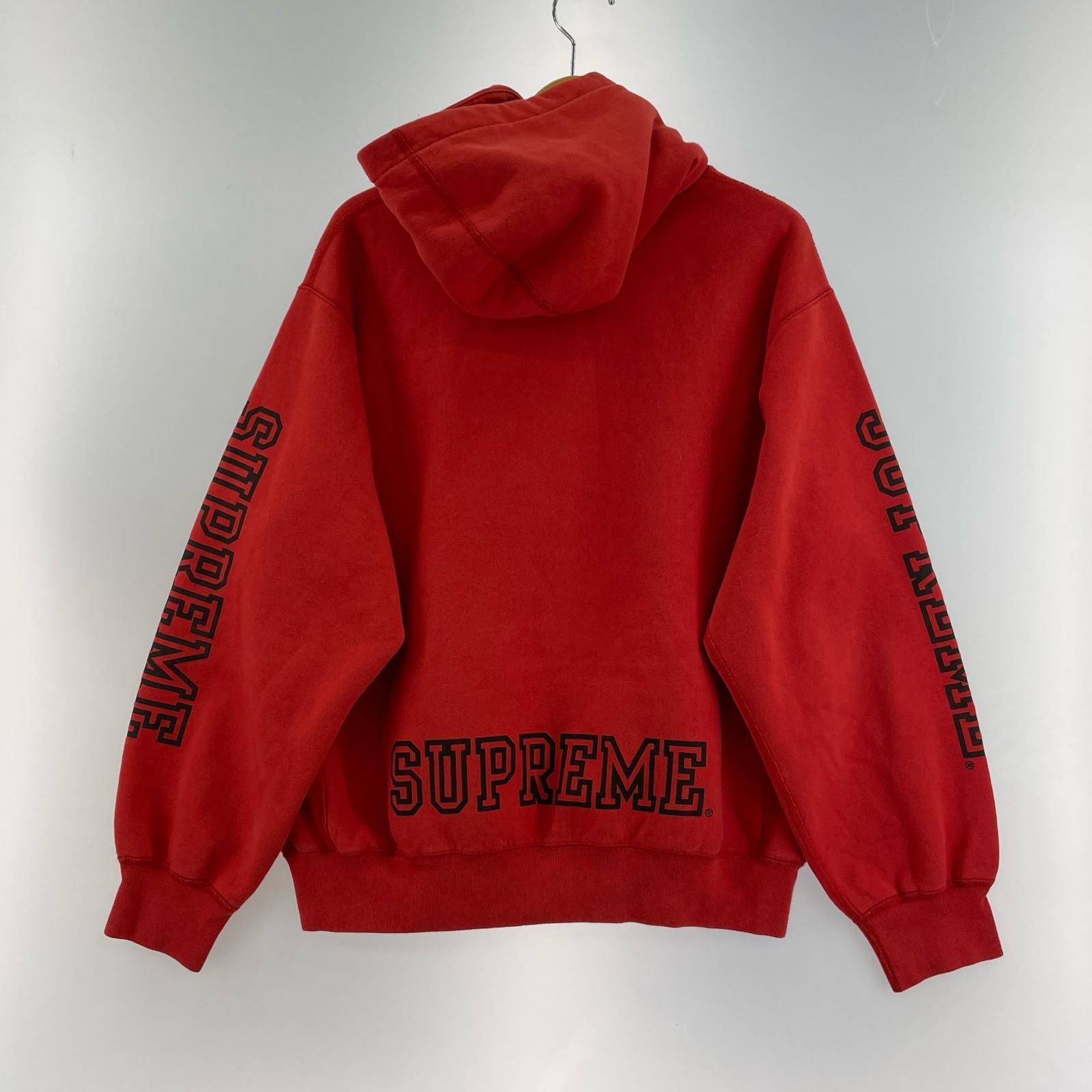 パーカー Supreme 24AW Collegiate Sleeve Hooded Sweatshirt サイズS レッド S レッド
