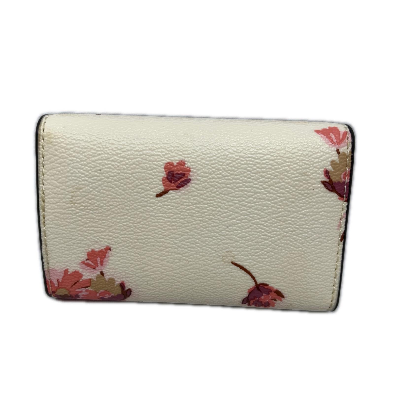 COACH 花柄 5連 キーリング付き キーケース