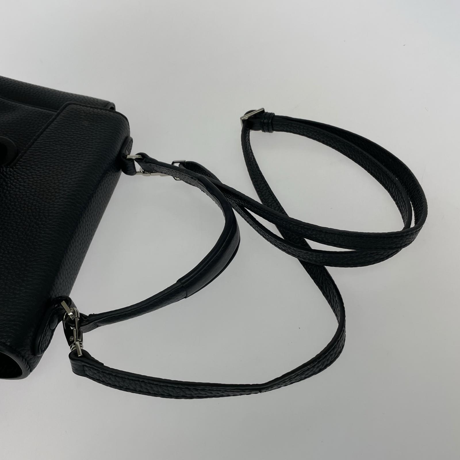 ショルダーバッグ VASIC EVER MINI/ブラック/レザー ブラック
