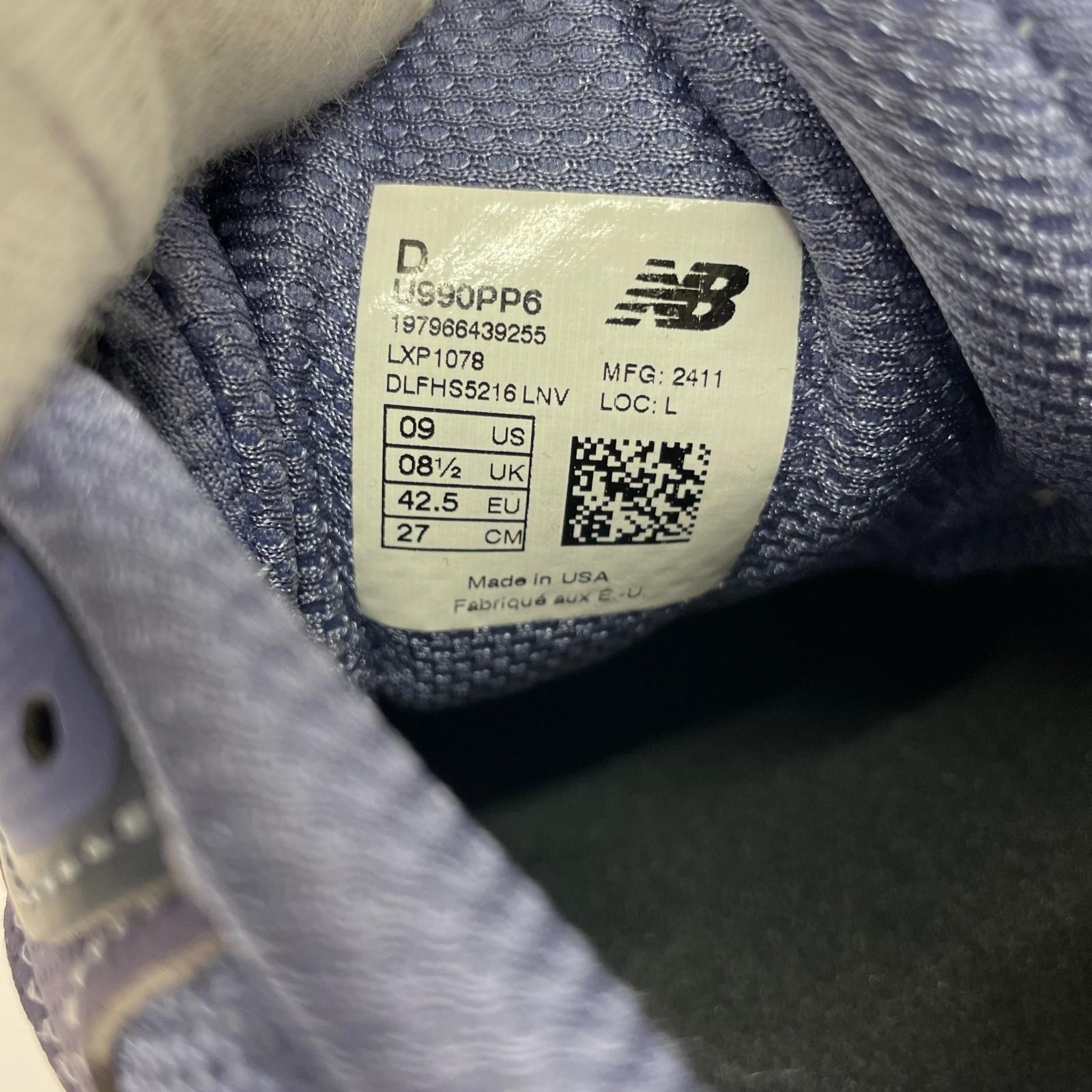 スニーカー NEW BALANCE U990PP6 PURPLE USA製 (27)