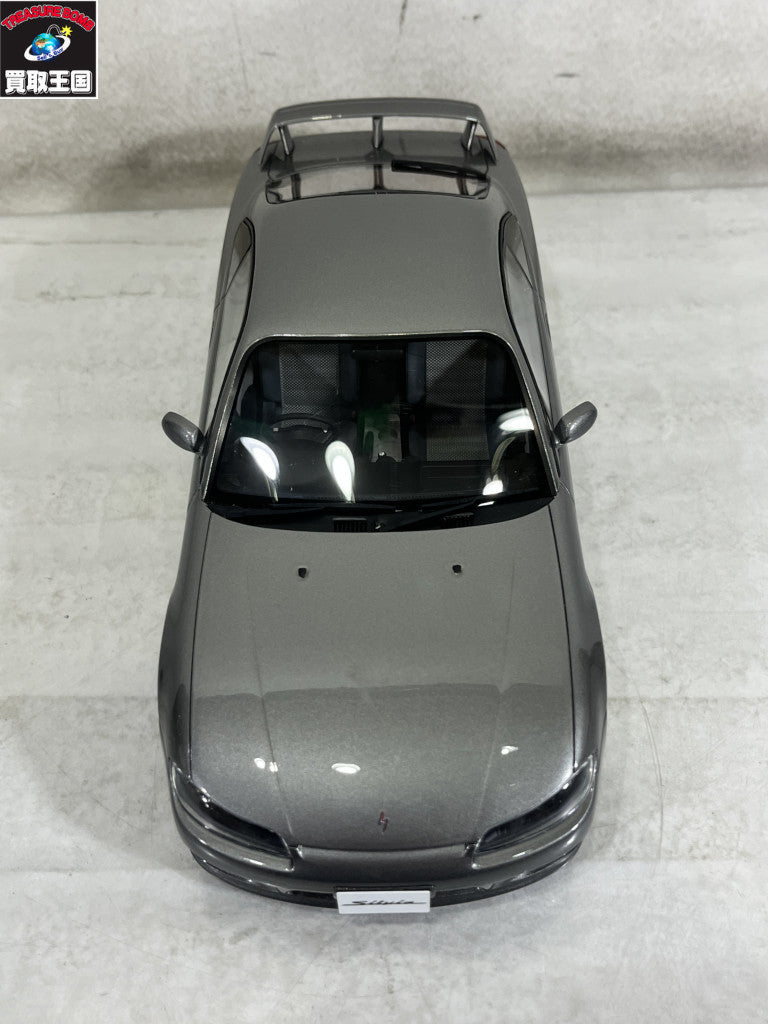 OttO 1/18 日産シルビア スペックR (S15) ダークシルバー スケールカー