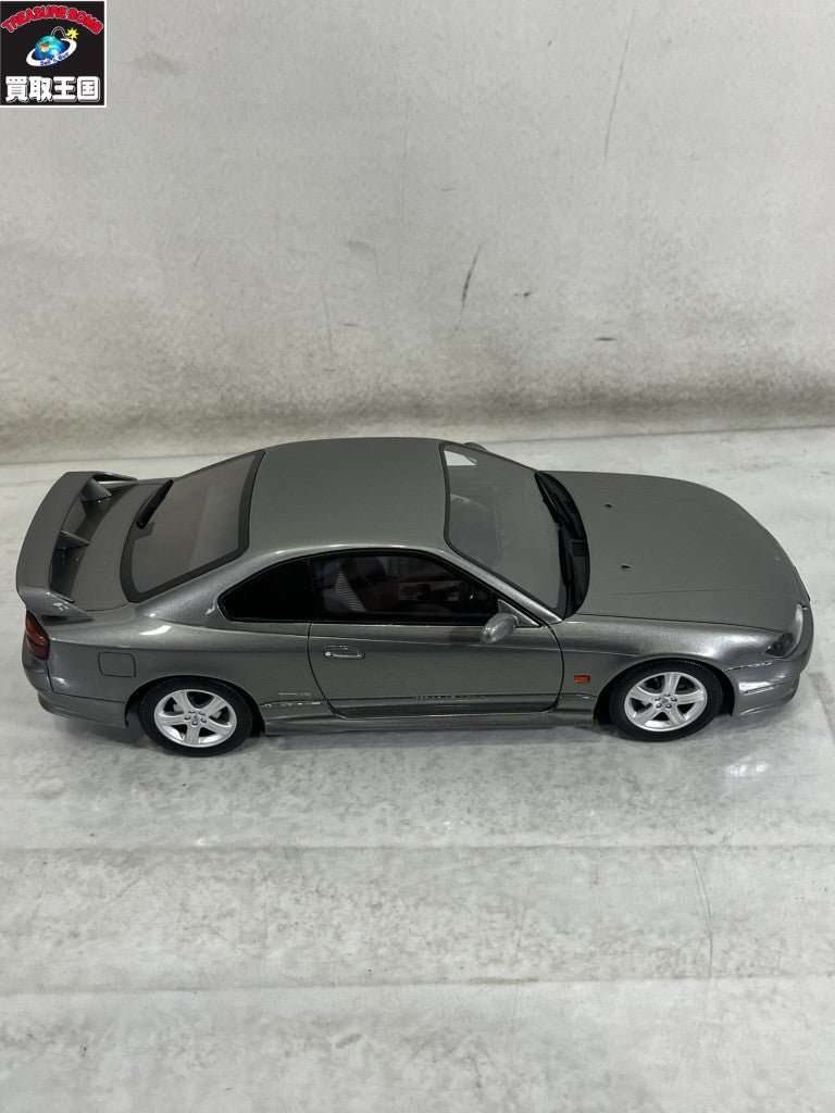 OttO 1/18 日産シルビア スペックR (S15) ダークシルバー スケールカー