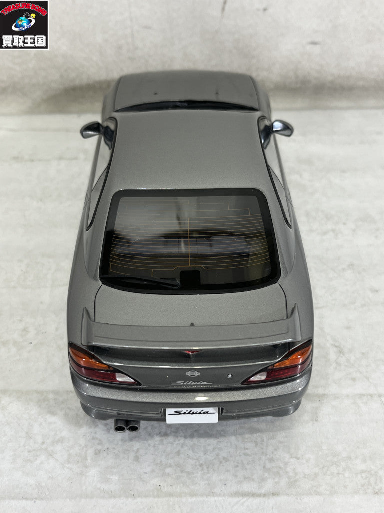 OttO 1/18 日産シルビア スペックR (S15) ダークシルバー スケールカー