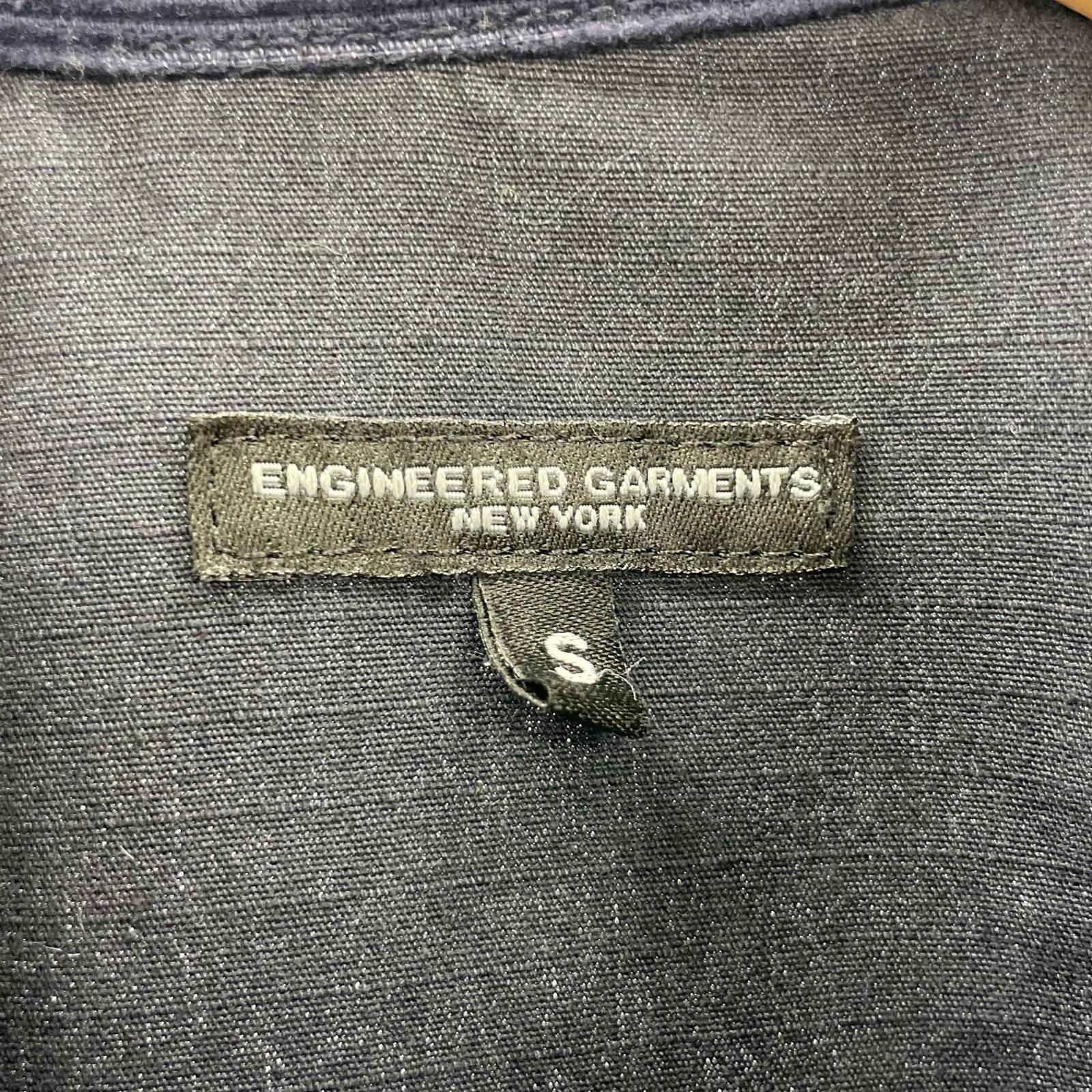 長袖シャツ Engineered Garments RIPSTOP CPO SHIRT 紺 (S) S