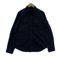 長袖シャツ Engineered Garments RIPSTOP CPO SHIRT 紺 (S) S