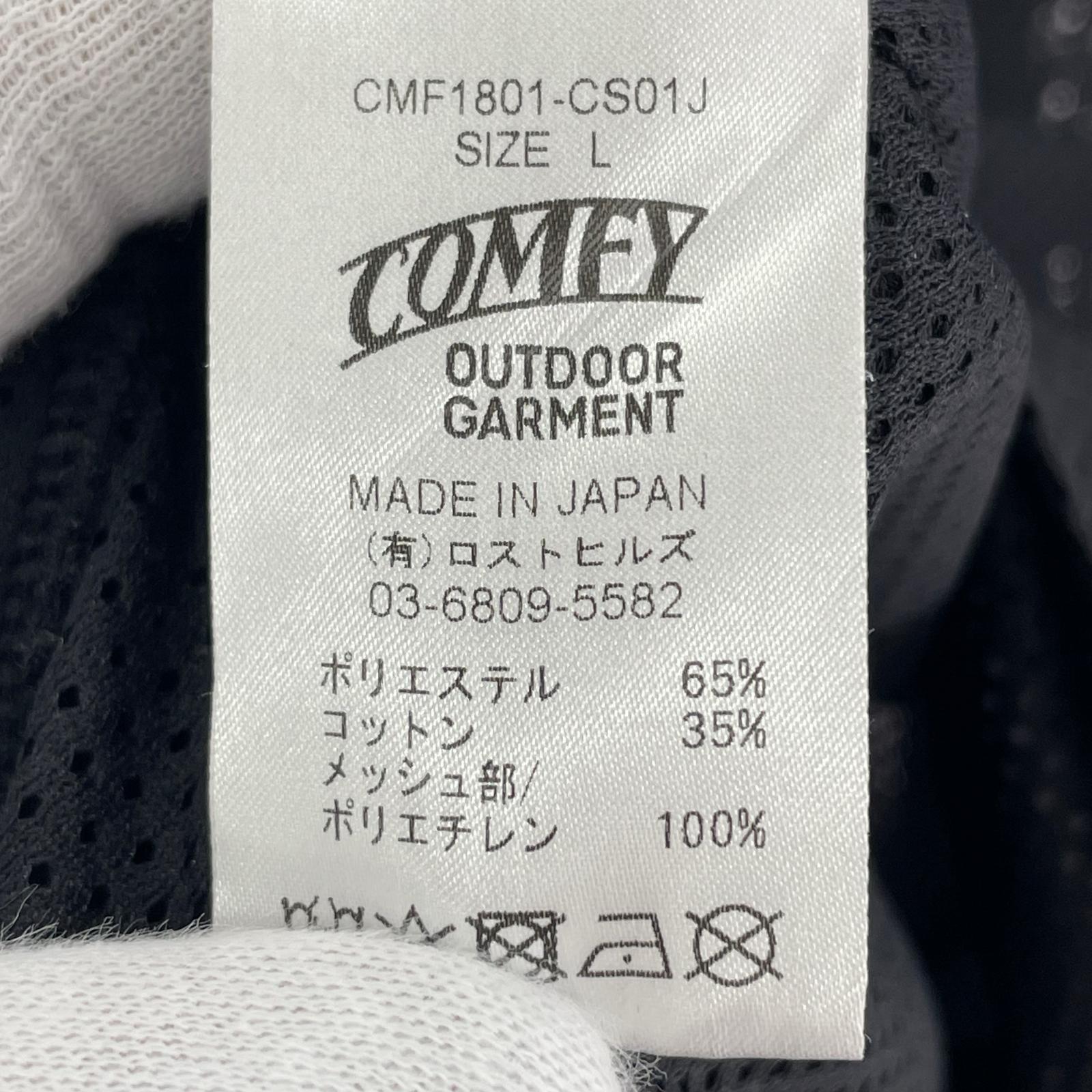 長袖Tシャツ COMFY COG MESH FOOTBALL TEE CMF1801-CS01J 黒 (L) L ブラック