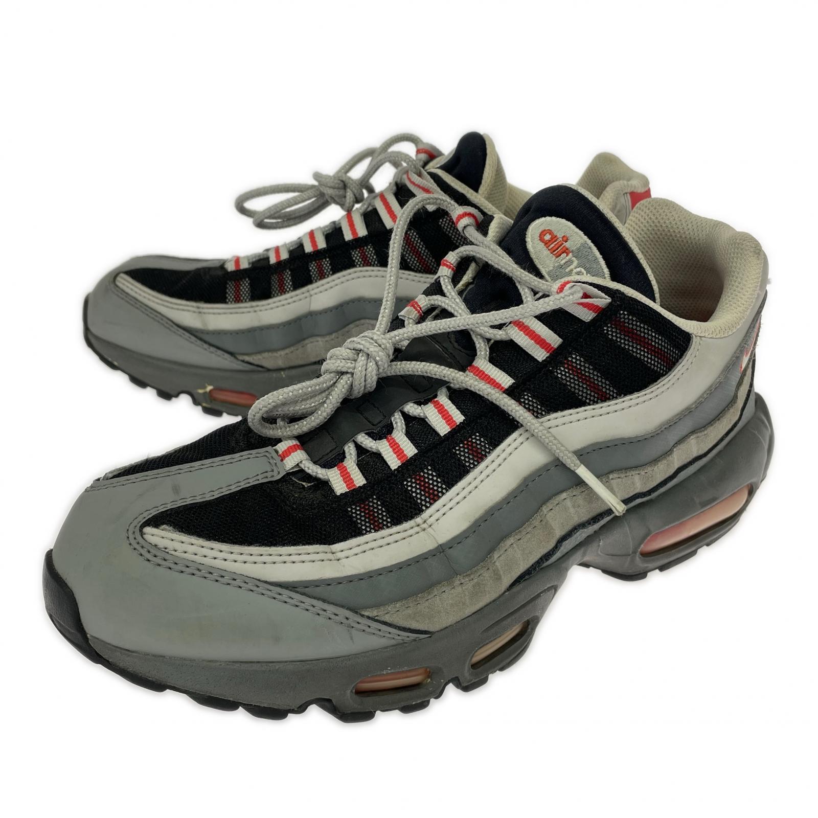 スニーカー Air Max 95 Essential Track Red 27.5cm 27.5cm (US9 1/2 UK9 EU45) グレー