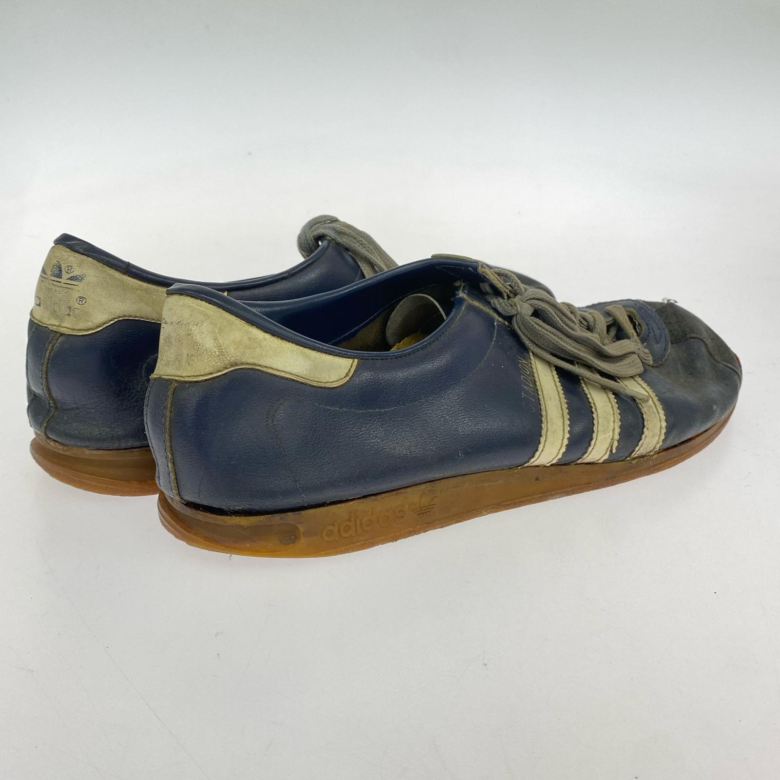 スニーカー adidas STADION 紺 ルーマニア製