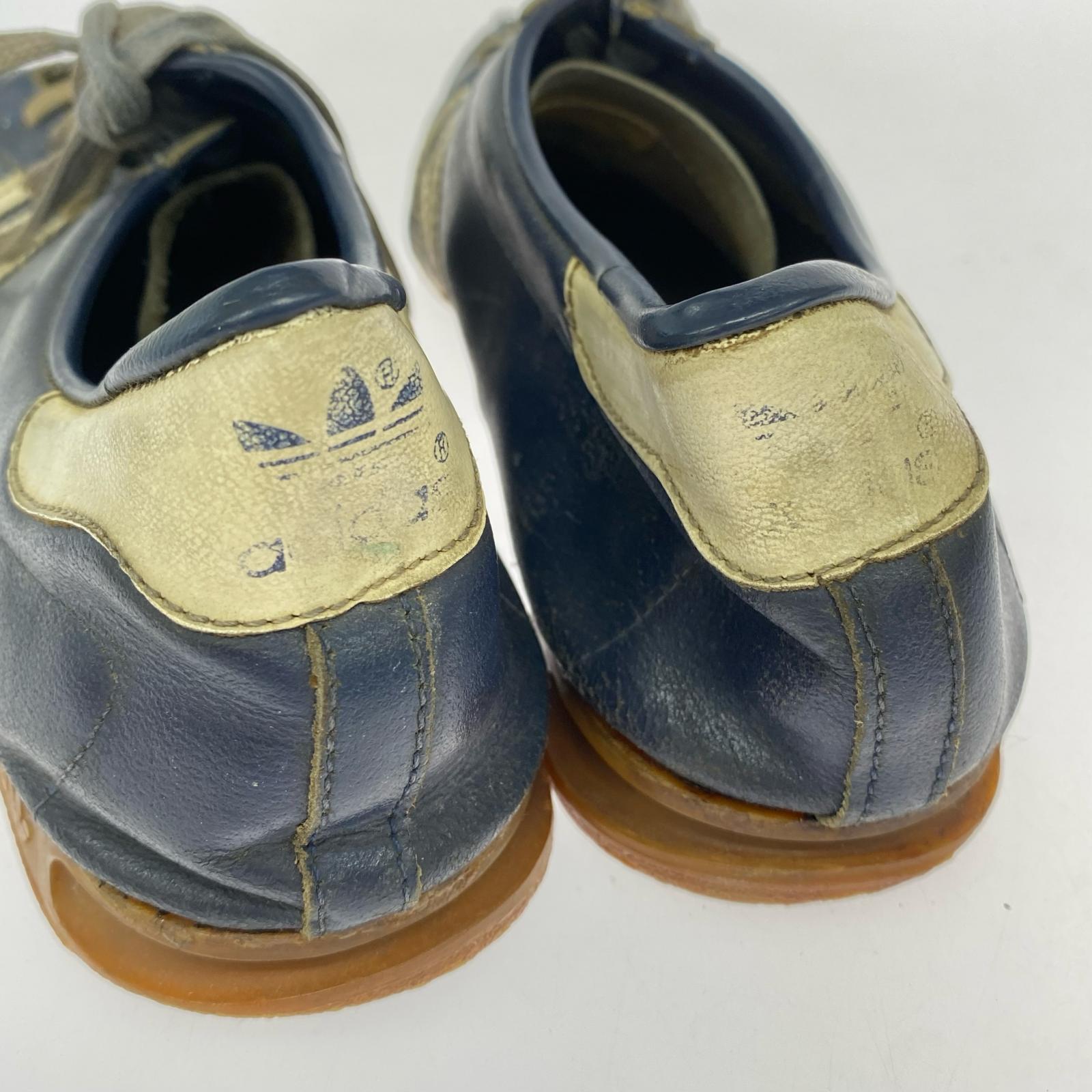 スニーカー adidas STADION 紺 ルーマニア製